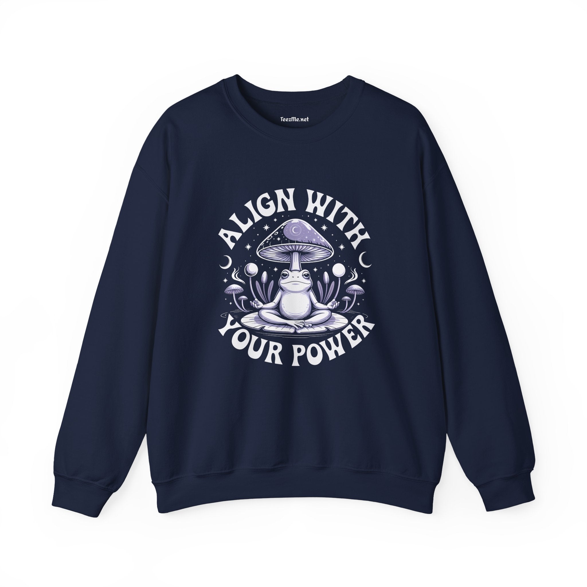 Align With Your Power Frog Unisex Heavy Blend™ Crewneck Sweatshirt