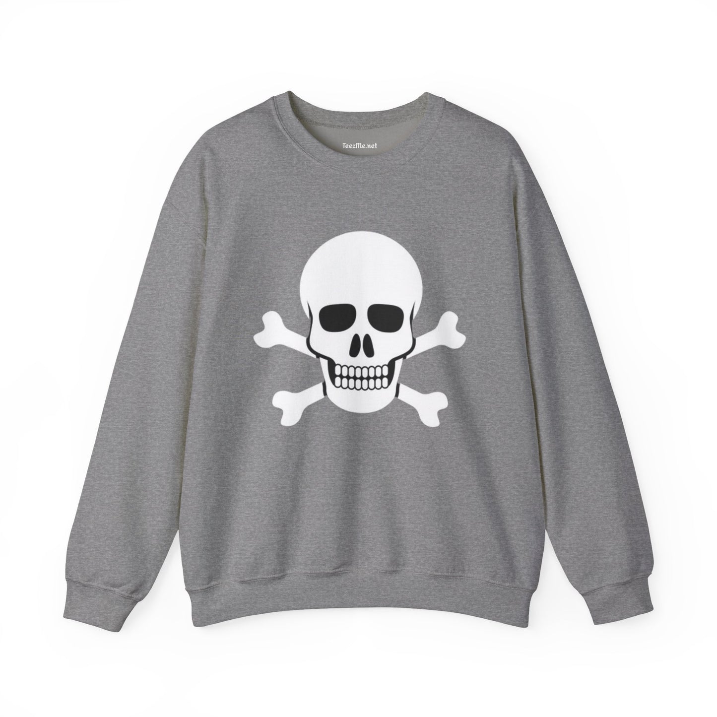 Skull and Crossbones Unisex Heavy Blend™ Crewneck Sweatshirt Graphic