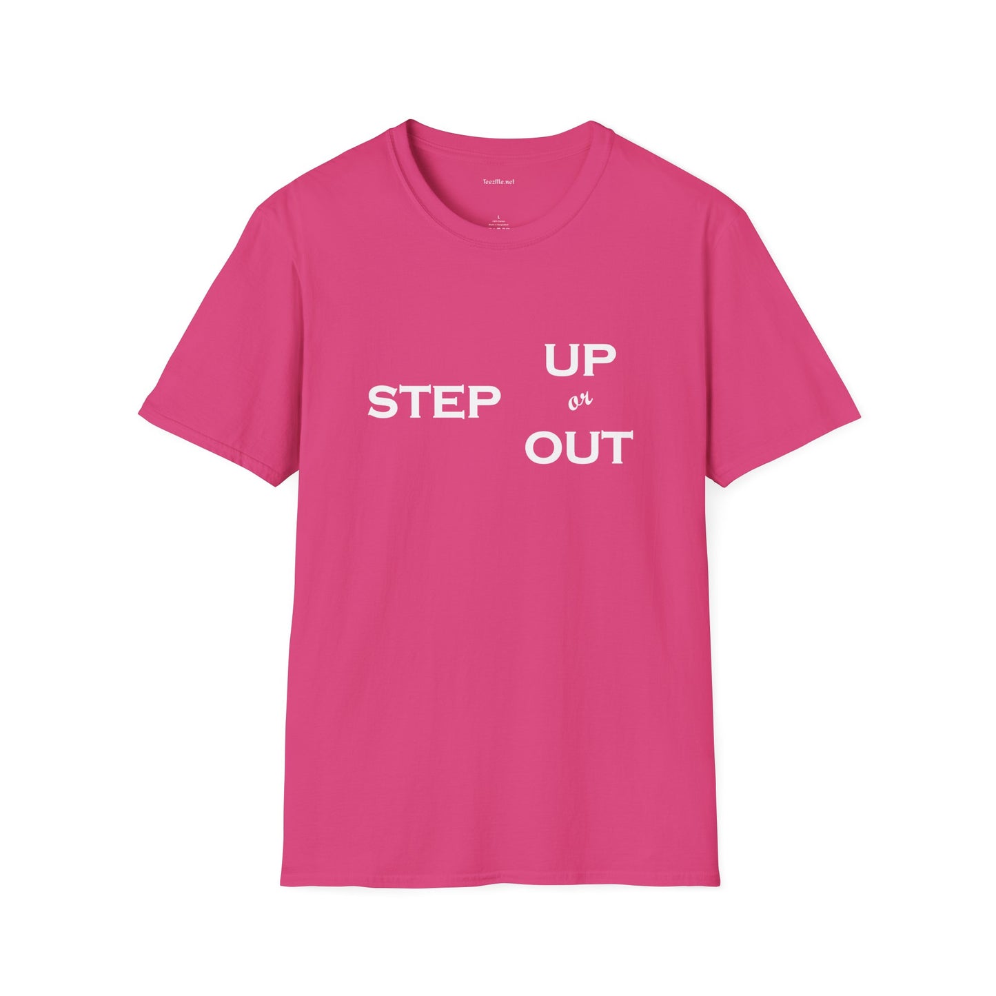 Step Up - Unisex Softstyle T-Shirt 100% Cotton Graphic