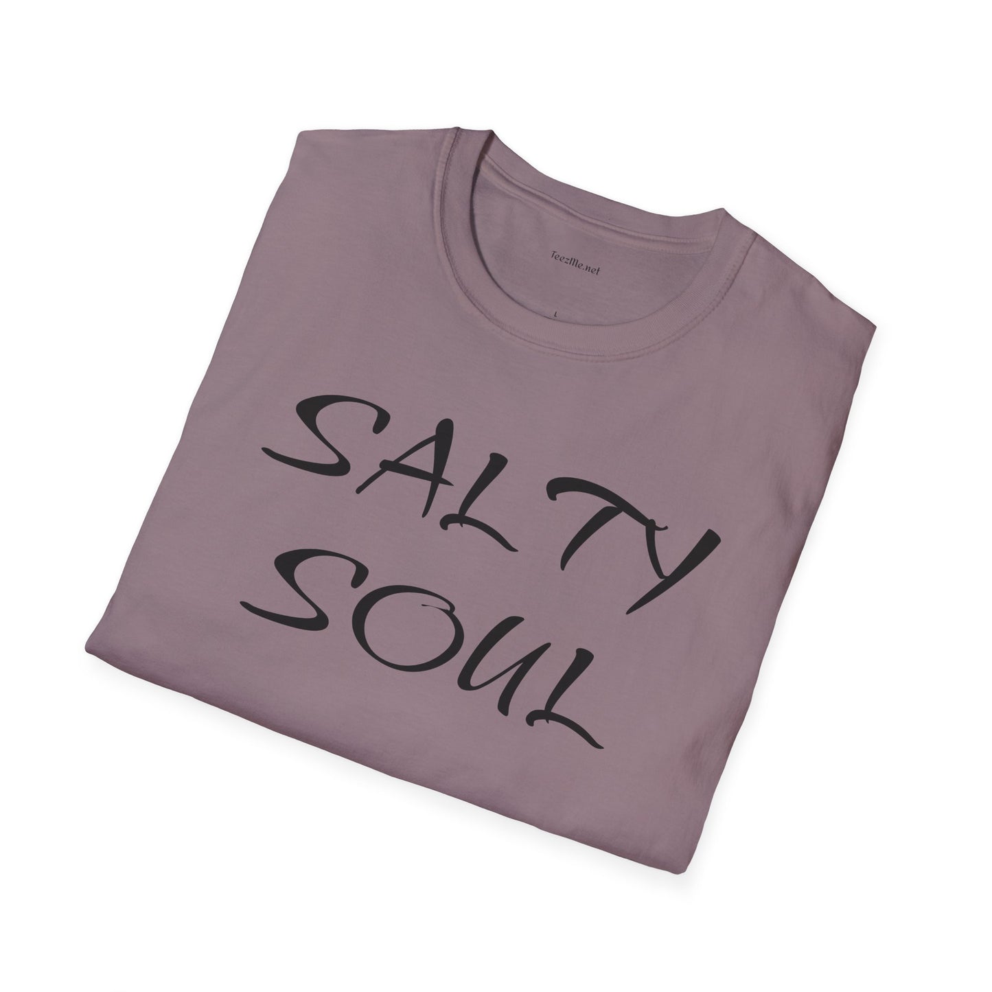 Salty Soul  - Unisex Softstyle T-Shirt 100% Cotton Graphic