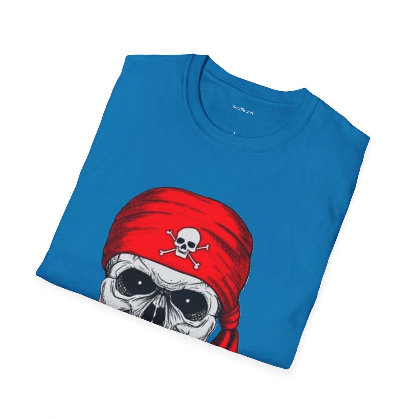 Pirate- Unisex Softstyle T-Shirt 100% Cotton Graphic