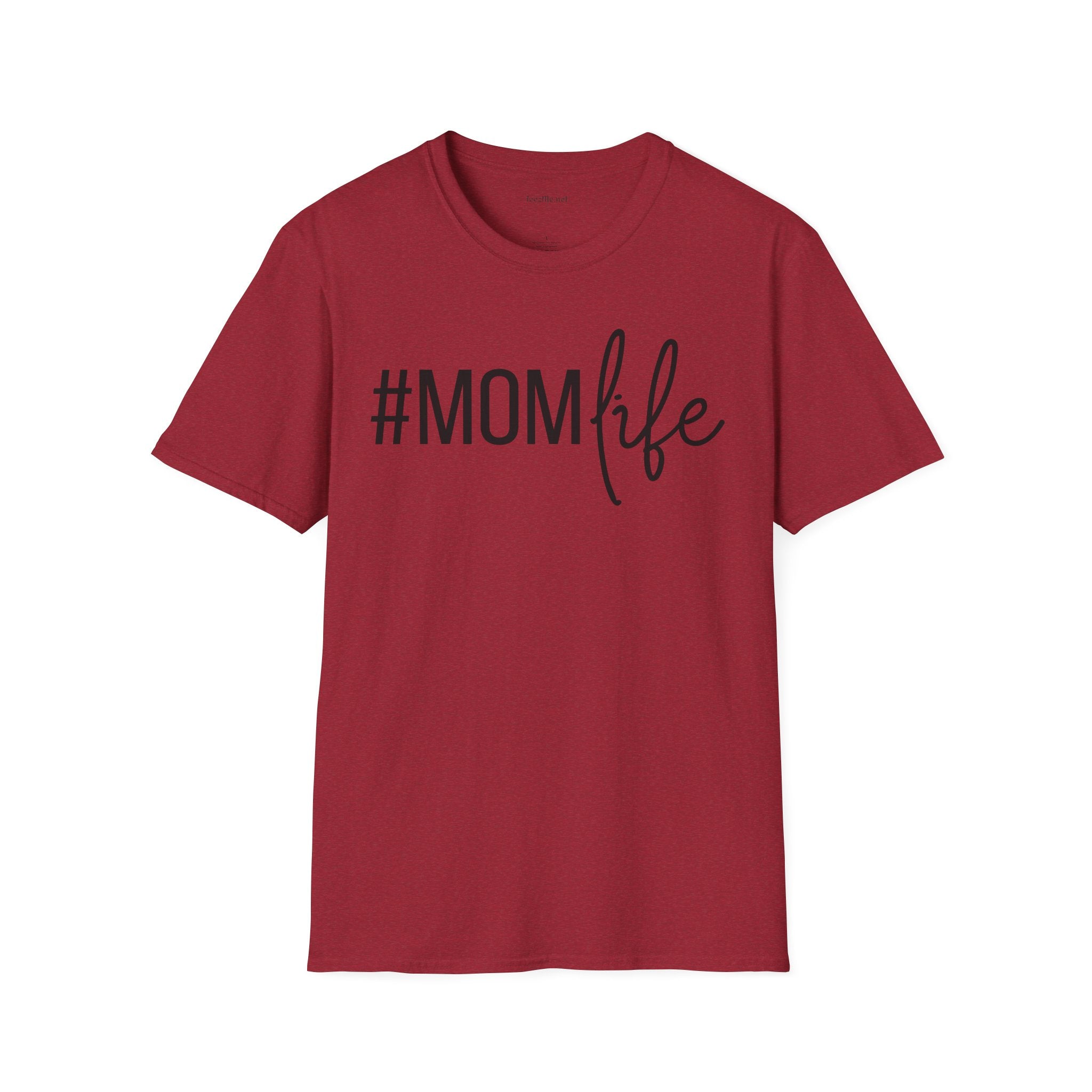 Mom Life 01 Unisex SoftStyle T-Shirt 100% Cotton Graphic