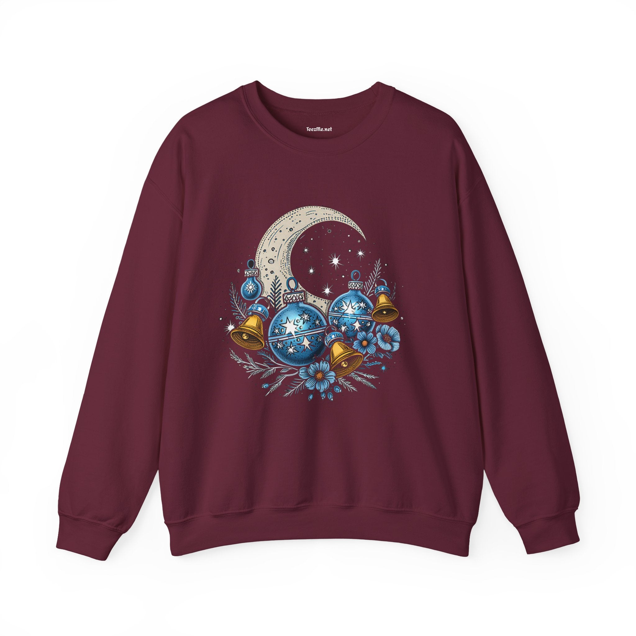 Moon with Ornaments 01 Unisex Heavy Blend™ Crewneck Sweatshirt