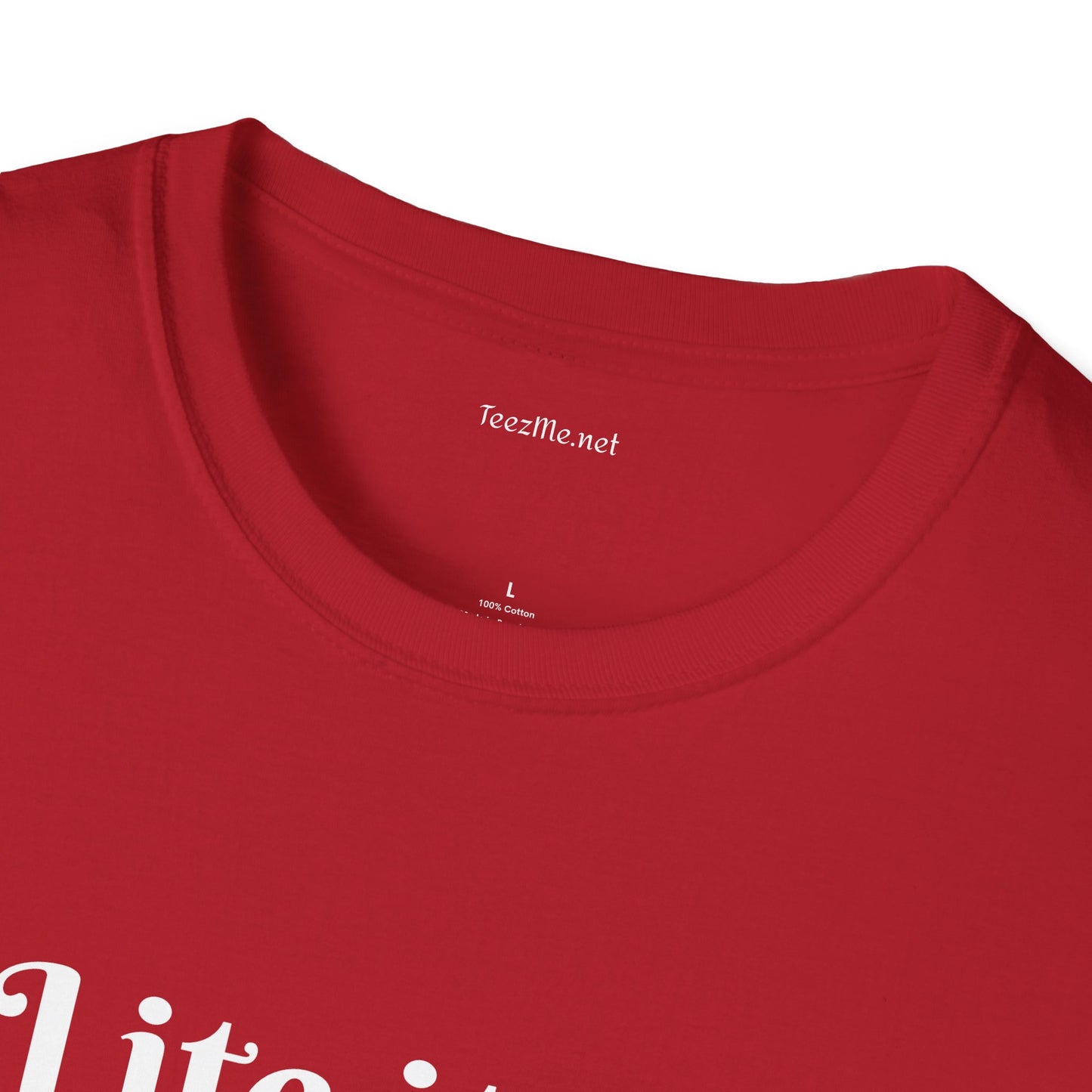 Lite it up - Unisex Softstyle T-Shirt 100% Cotton Graphic