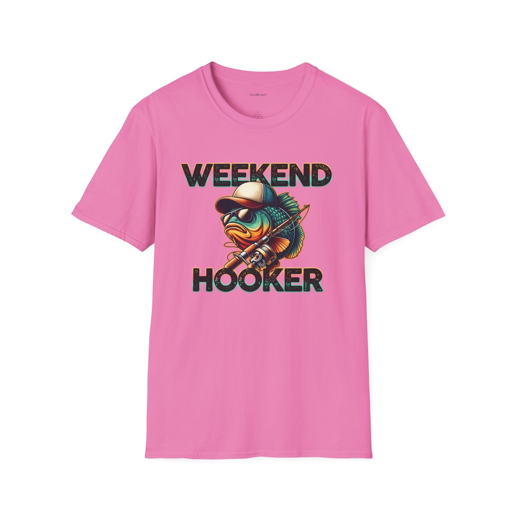 Weekend Hooker  - Unisex Softstyle T-Shirt 100% Cotton Graphic