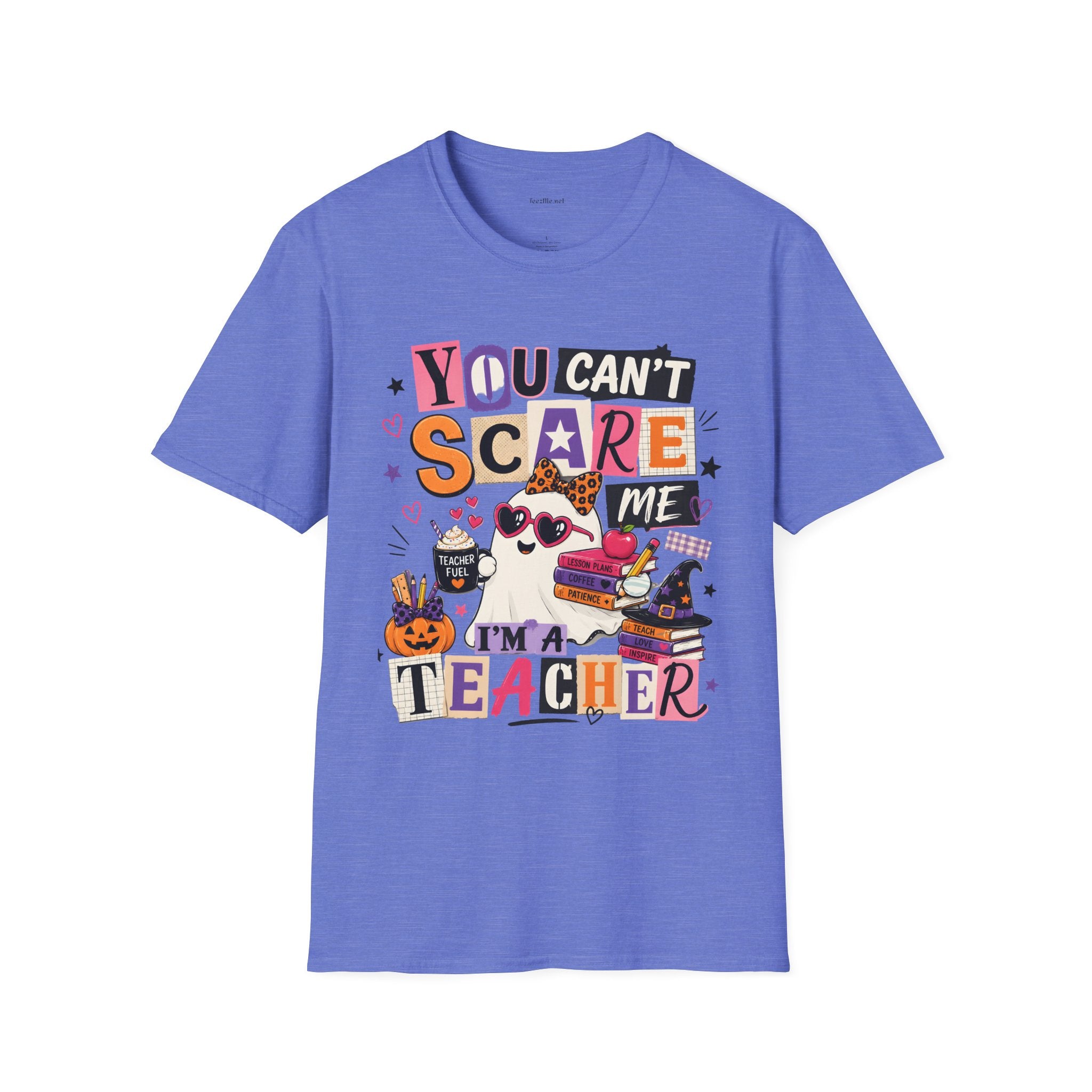 Teacher Halloween T-Shirt - "You Can't Scare Me, I'm a Teacher" Tee