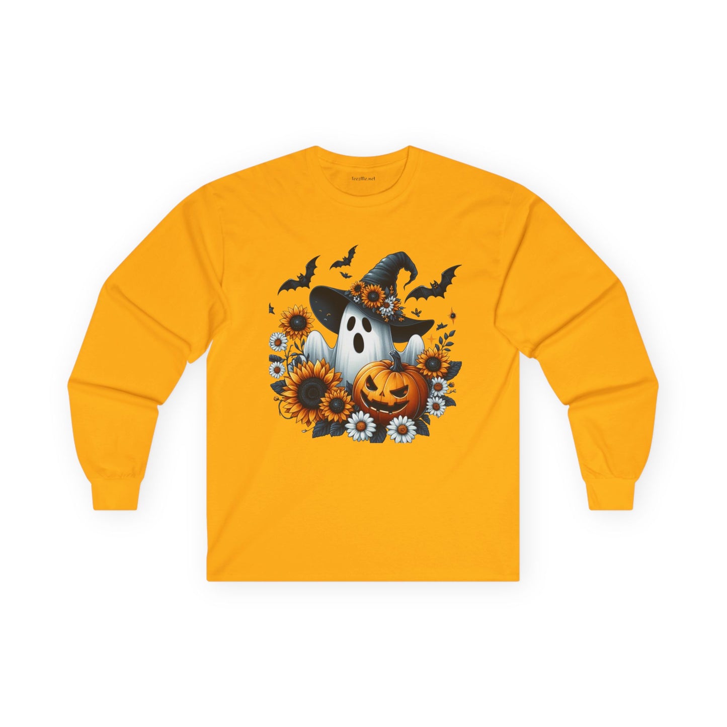 Pumpkin Ghost Harvest Unisex Ultra Cotton Long Sleeve Tee