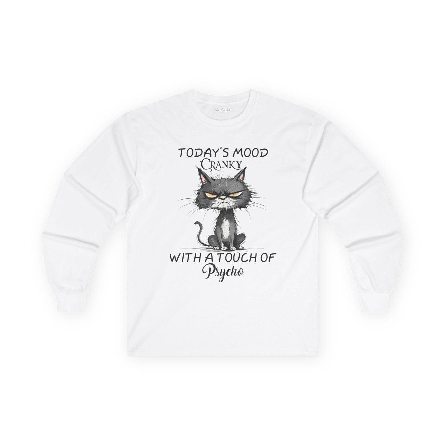 Today's Moody Cat Unisex Ultra Cotton Long Sleeve Tee