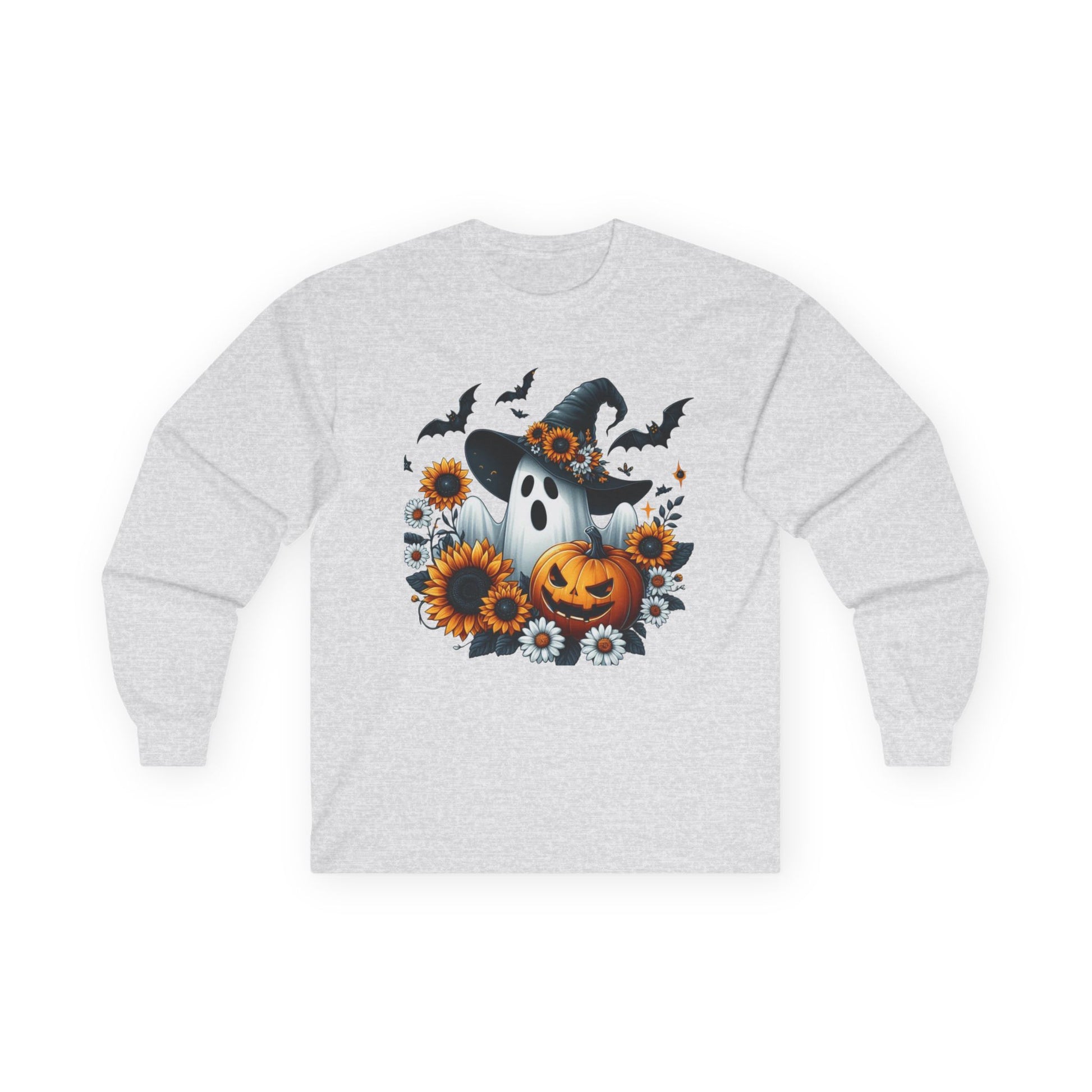Pumpkin Ghost Harvest Unisex Ultra Cotton Long Sleeve Tee