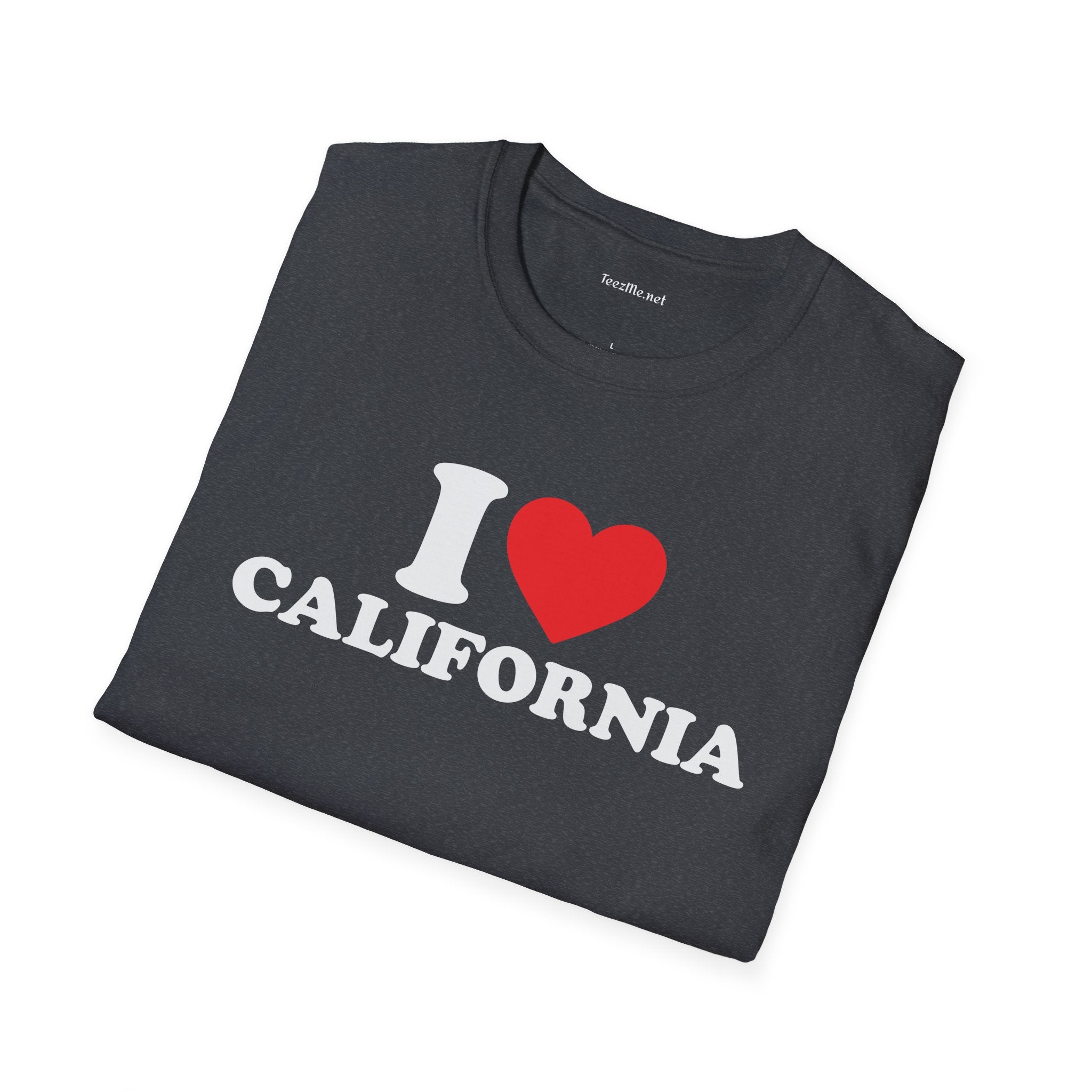 I Love California Unisex Softstyle T-Shirt 100% Cotton