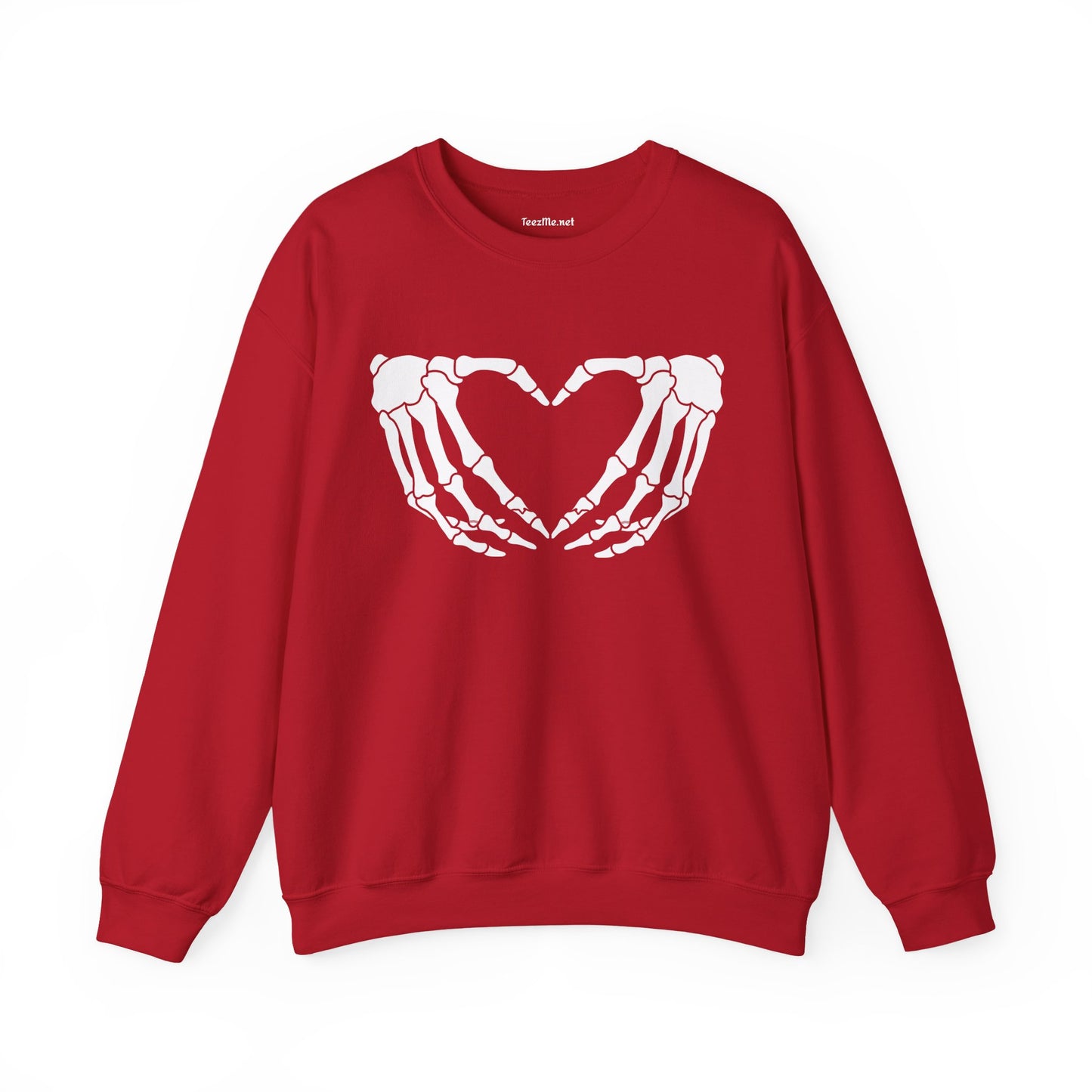 Skeleton Heart Hand Unisex Heavy Blend™ Crewneck Sweatshirt