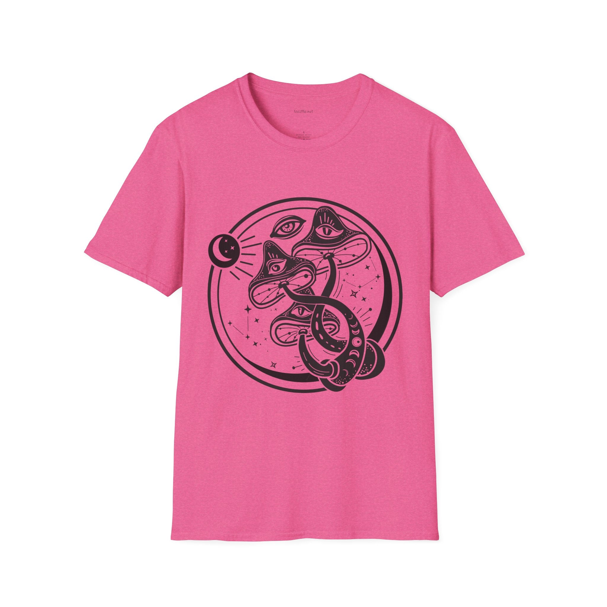 Mushrooms - Unisex Softstyle T-Shirt 100% Cotton Graphic