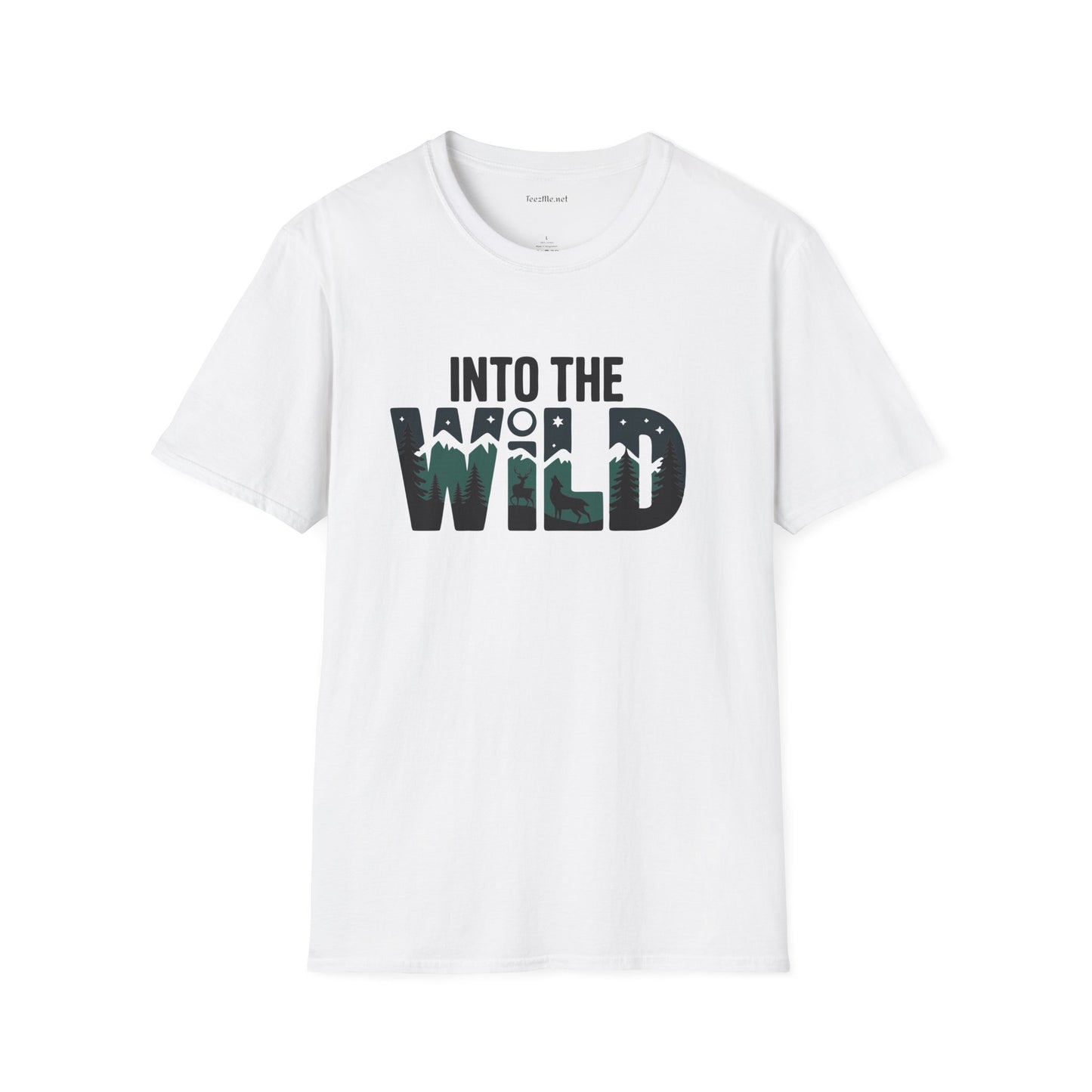 Into the WILD Unisex Softstyle T-Shirt 100% Cotton Graphic