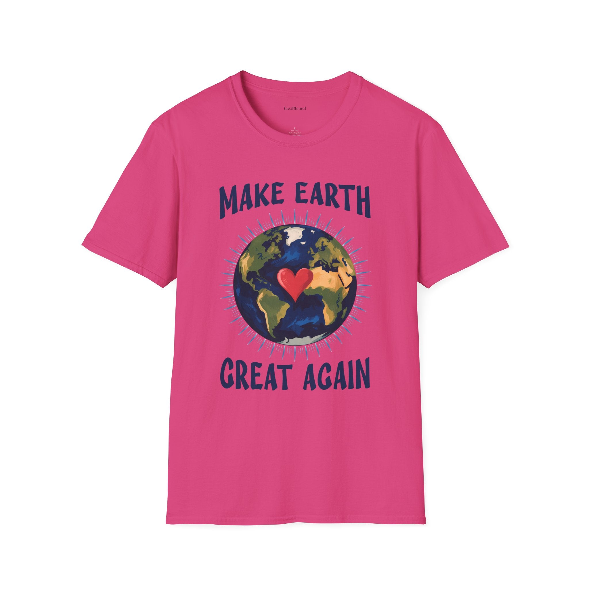 Make Earth Great 01 Unisex Softstyle T-Shirt 100% Cotton