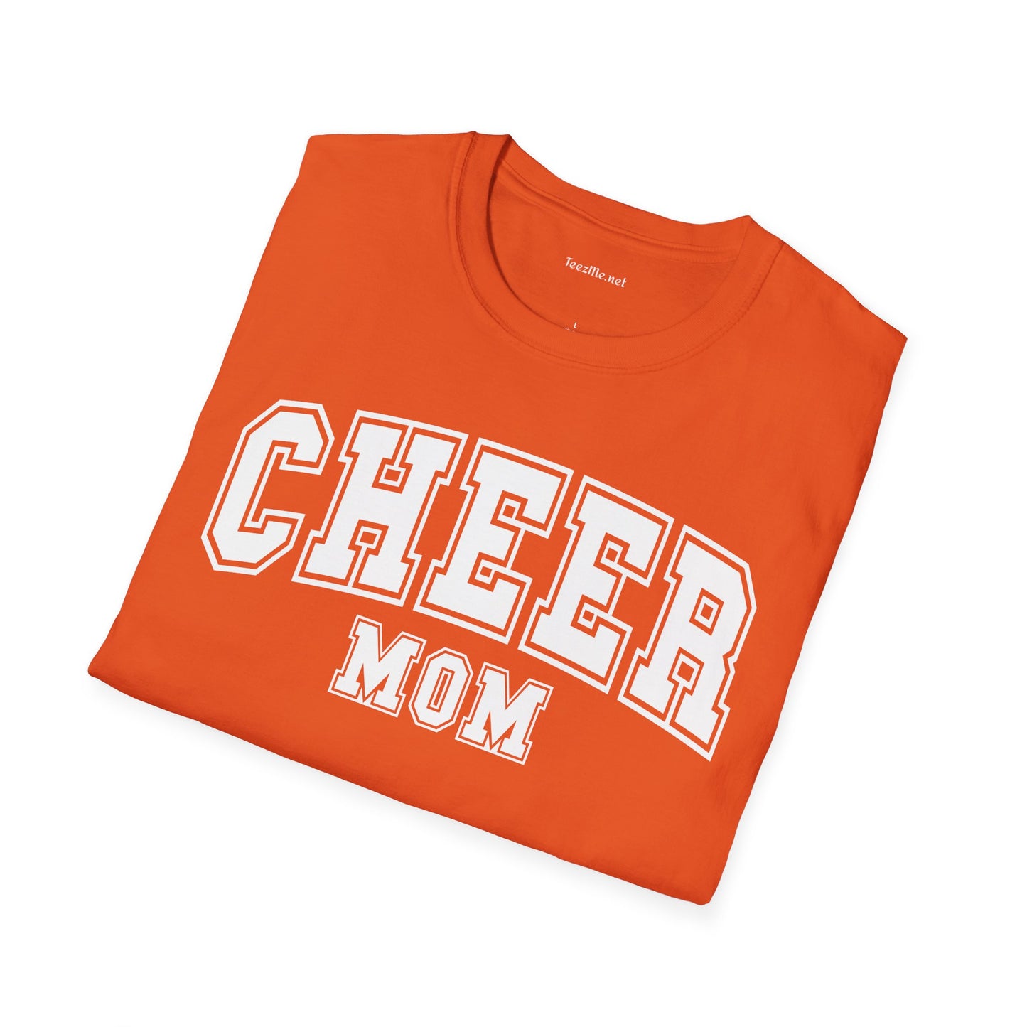 Cheer Mom Unisex Soft Style T-Shirt 100% Cotton Graphic