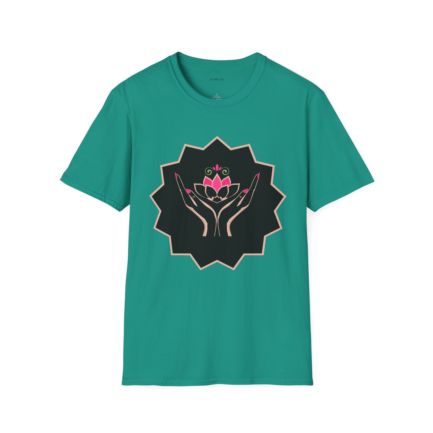 Pink Lotus - Unisex Softstyle T-Shirt 100% Cotton Graphic