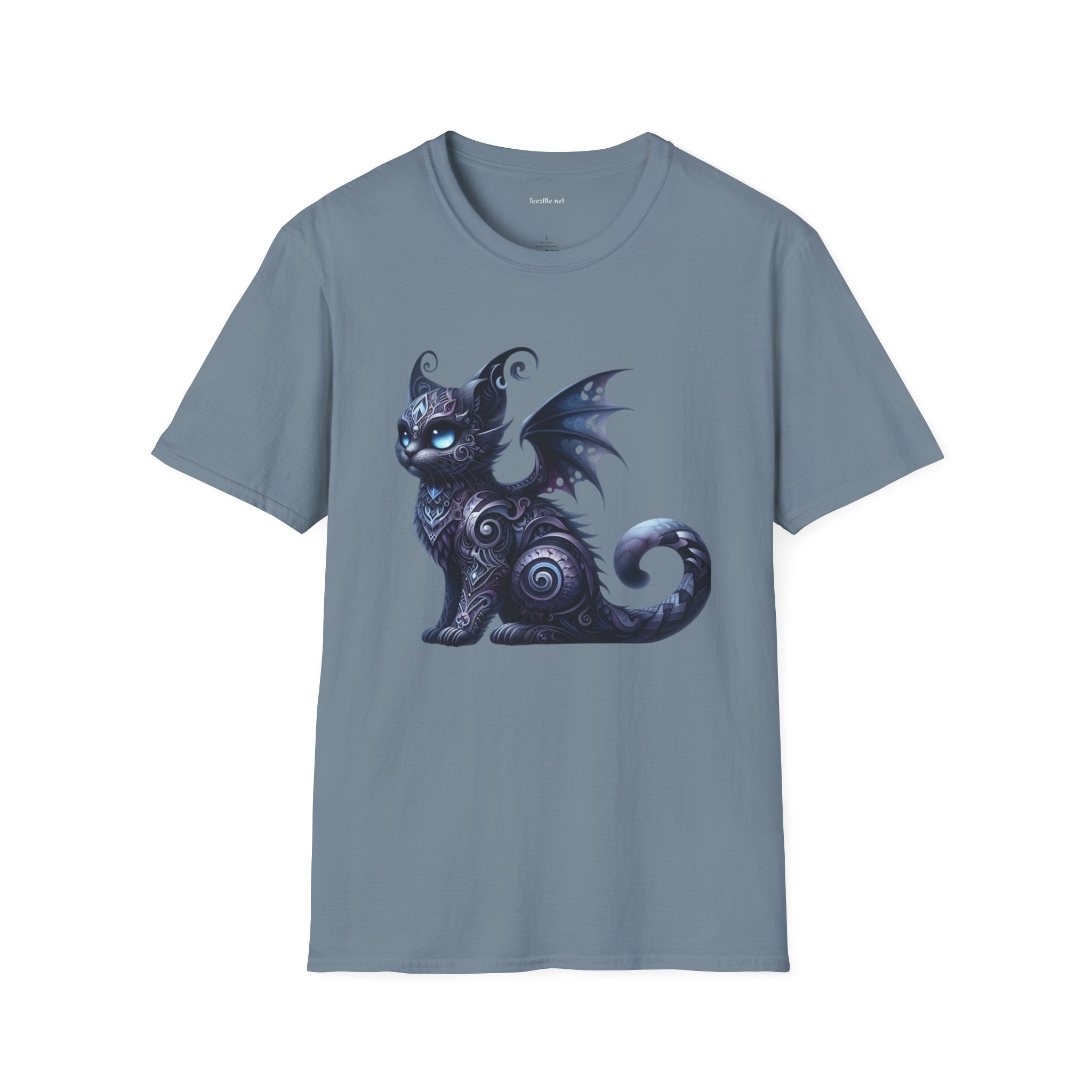 Black Fairy Cat -Shirt 100% Cotton Graphic