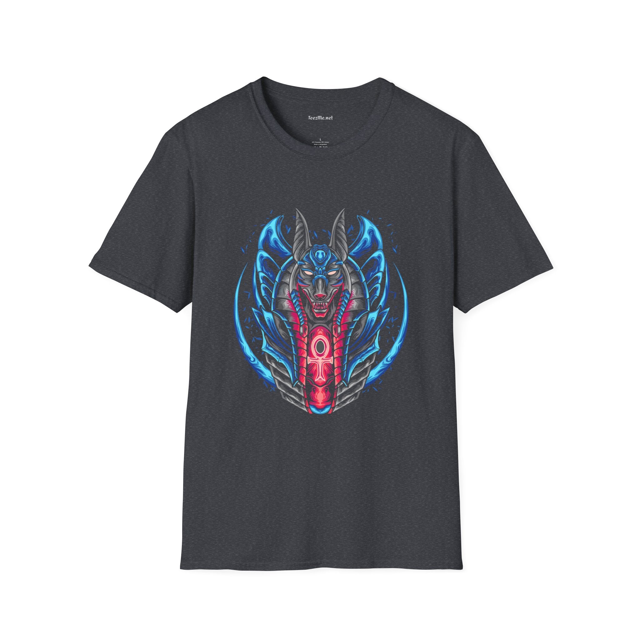 The Anubis Eqyptian Unisex Softstyle T-Shirt 100% Cotton