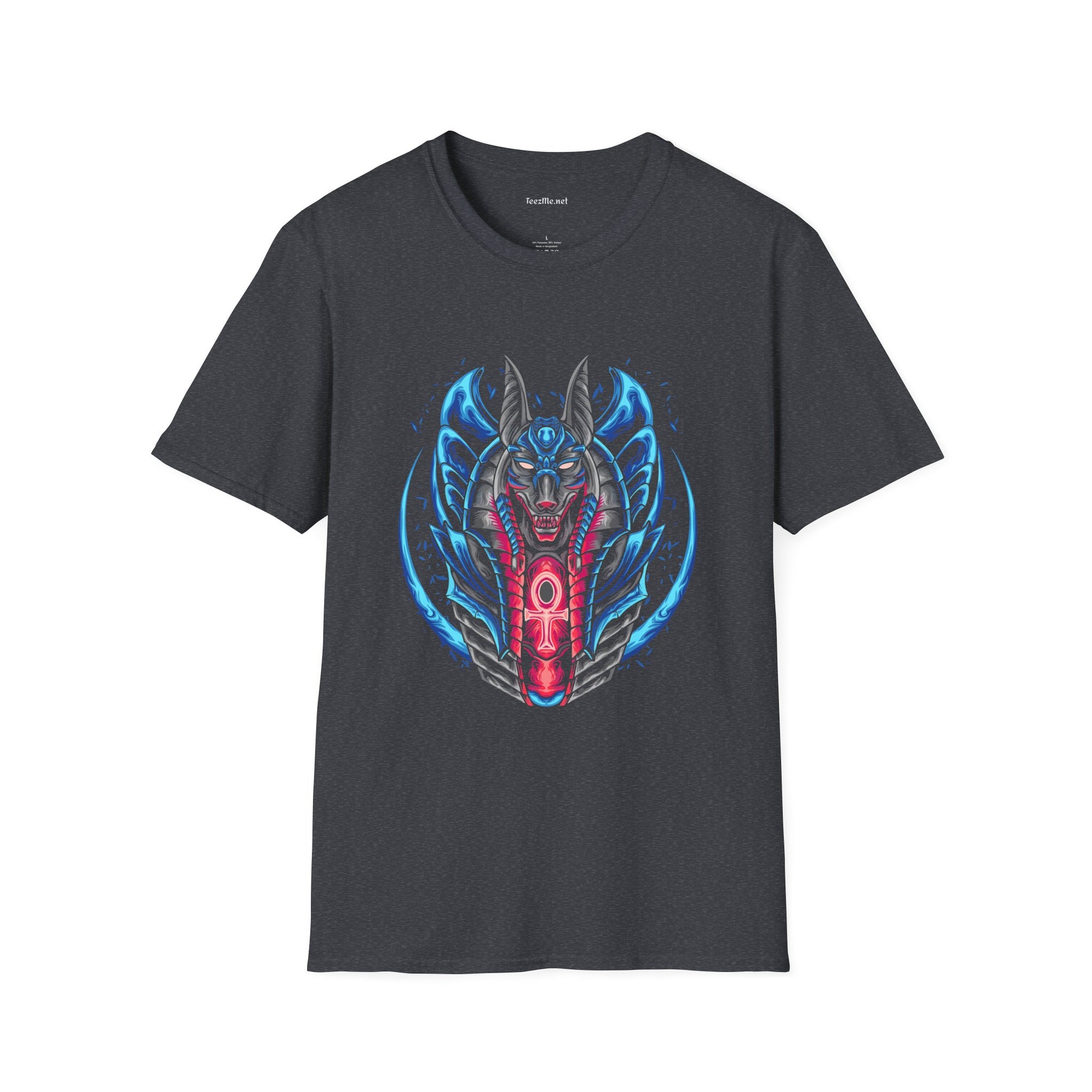 The Anubis Eqyptian Unisex Softstyle T-Shirt 100% Cotton