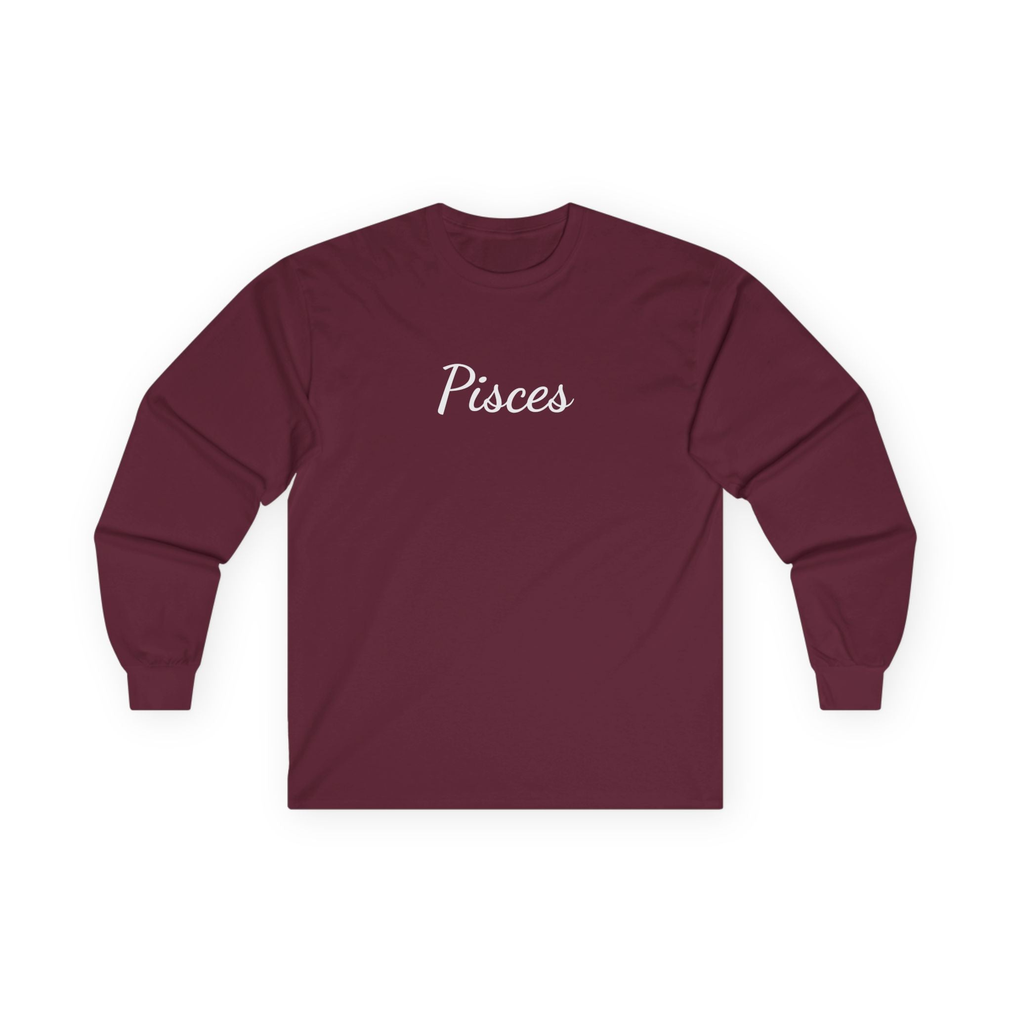 Pisces - Unisex Ultra Cotton Long Sleeve Tee #zodiac #tarot