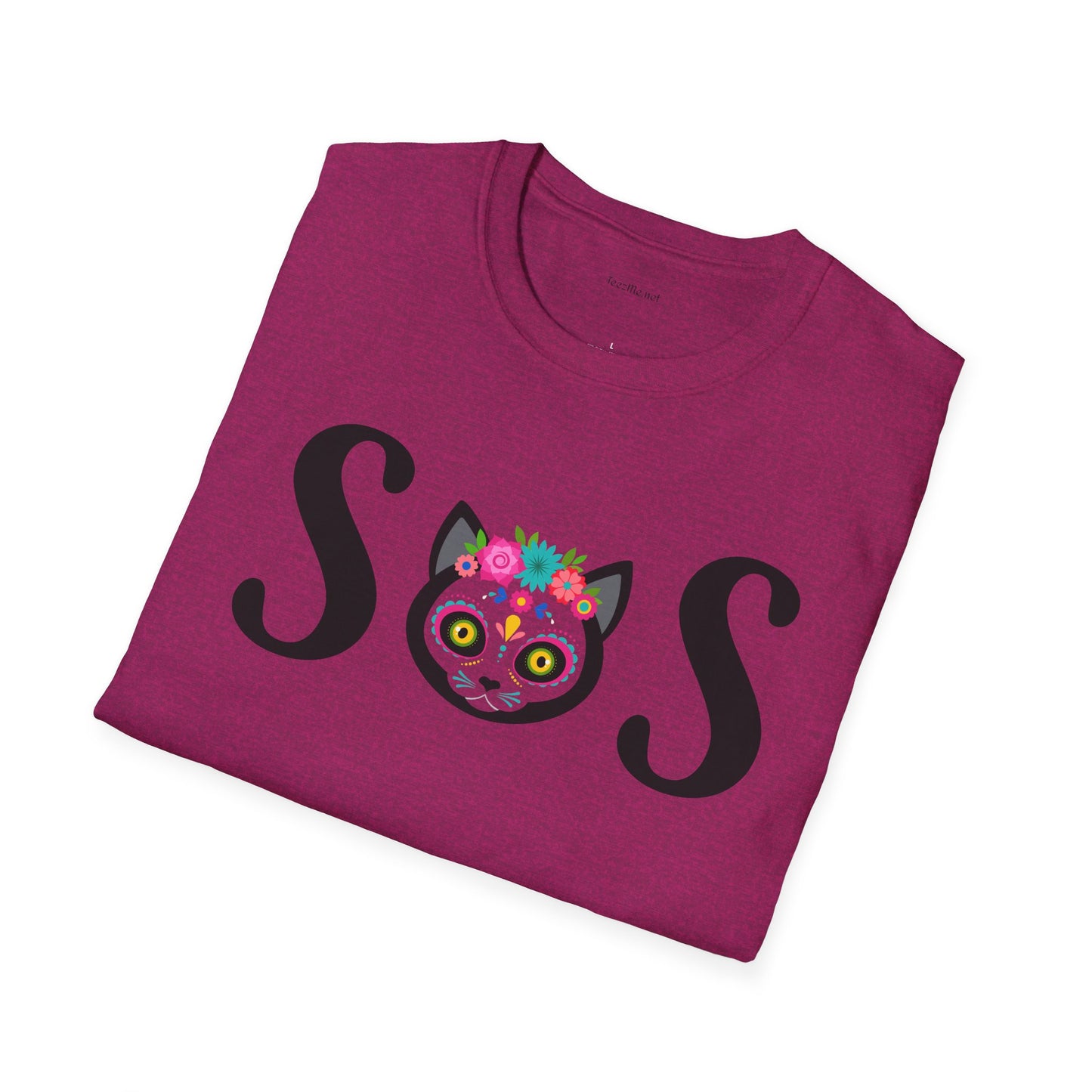 S O S - Unisex Softstyle T-Shirt 100% Cotton Graphic
