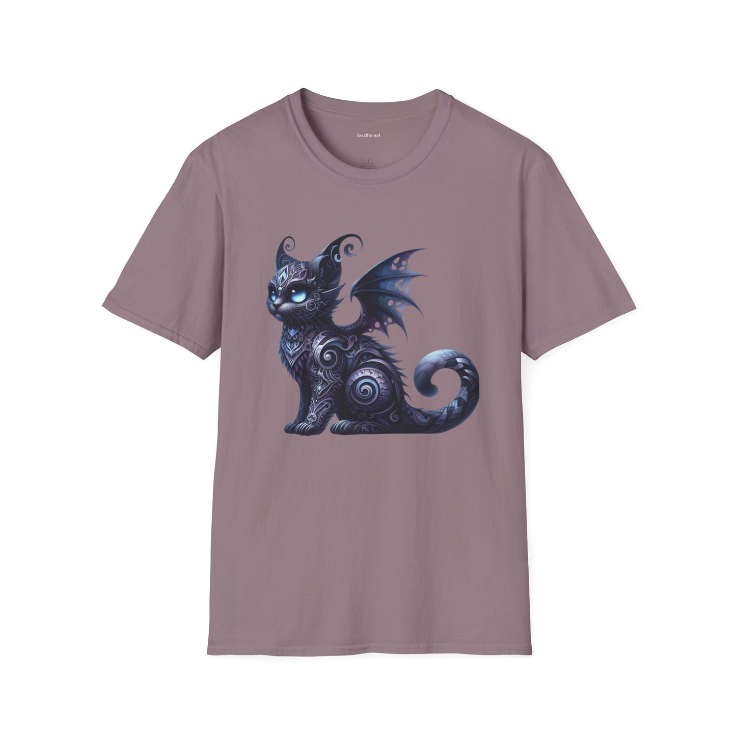 Black Fairy Cat -Shirt 100% Cotton Graphic