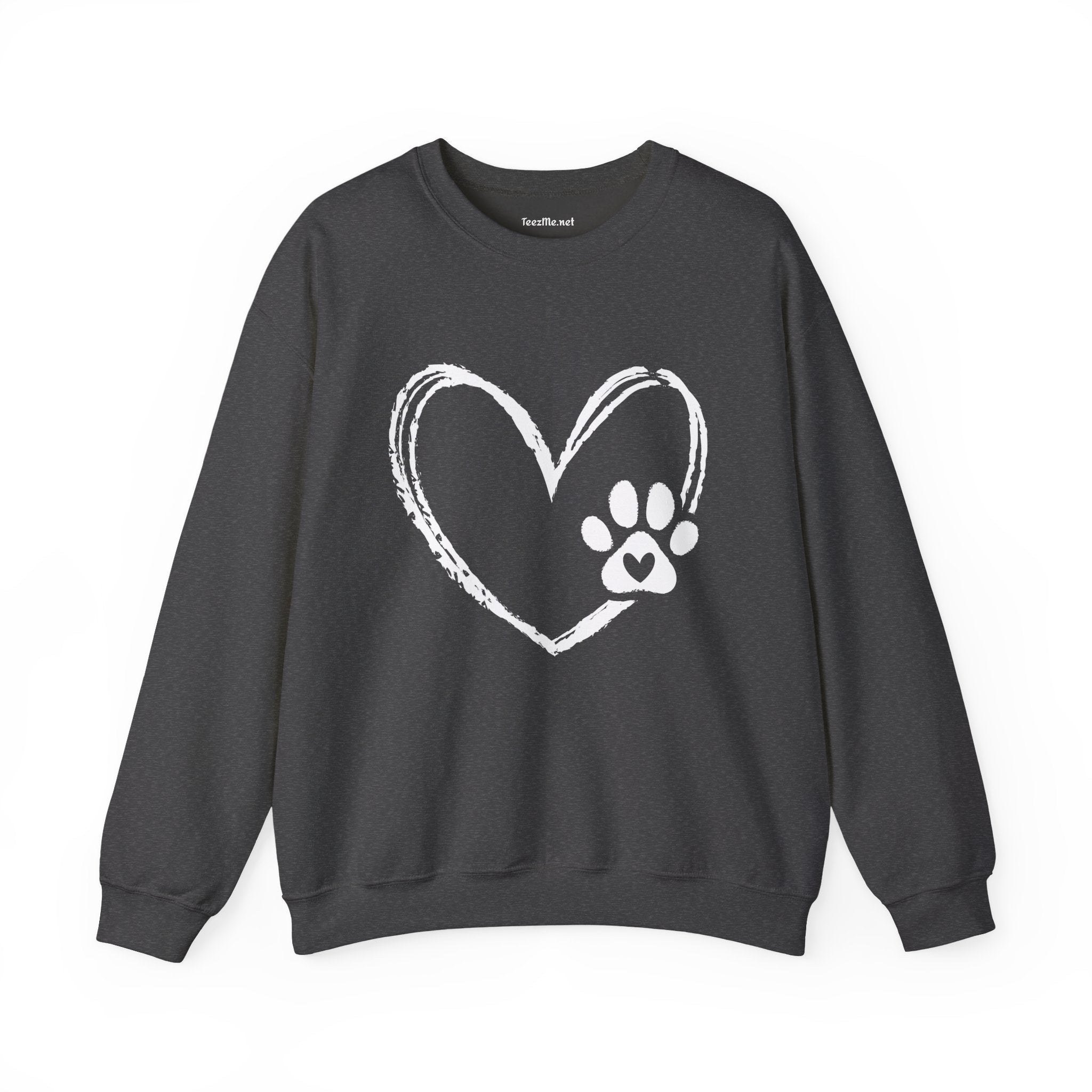 Paw Heart Unisex Heavy Blend™ Crewneck Sweatshirt