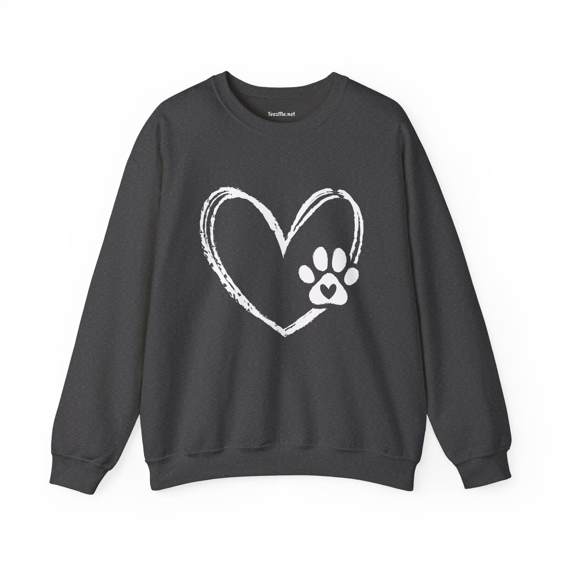 Paw Heart Unisex Heavy Blend™ Crewneck Sweatshirt
