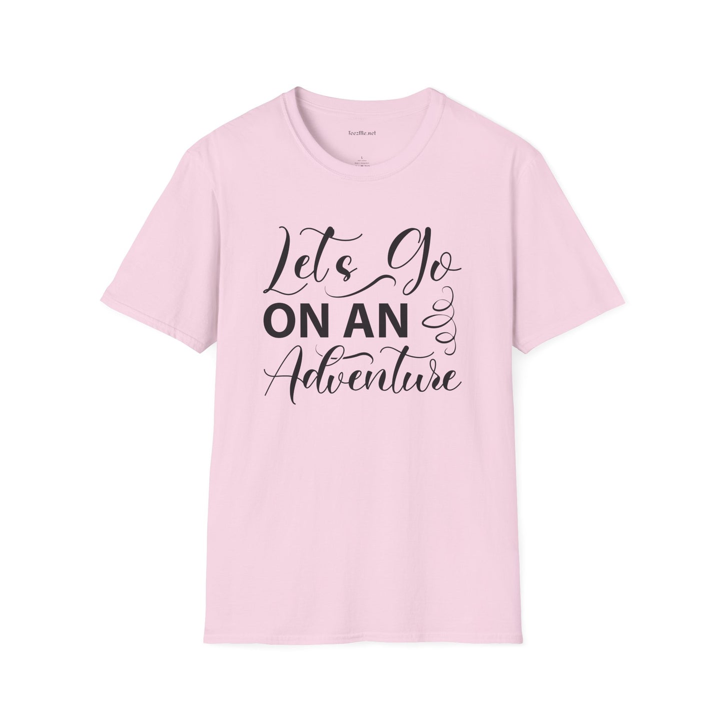 Let's Go On an Adventure Unisex Softstyle T-Shirt 100% Cotton Graphic