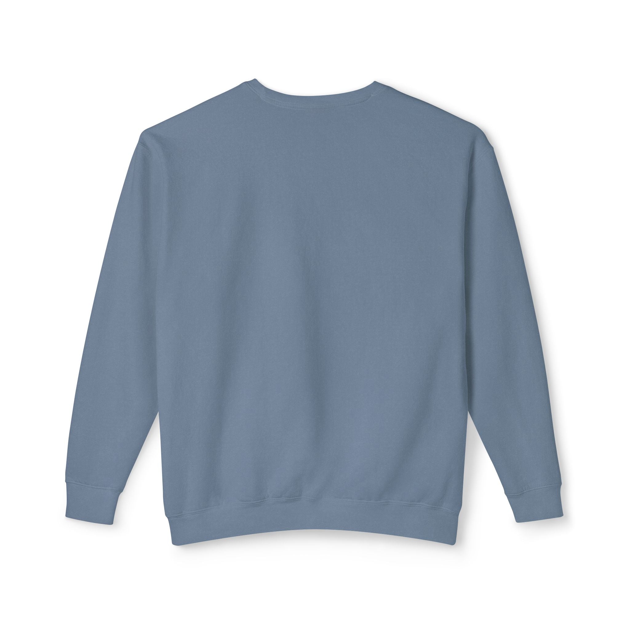 Cat with Red Bow 01 Unisex Lightweight Crewneck Sweatshirt