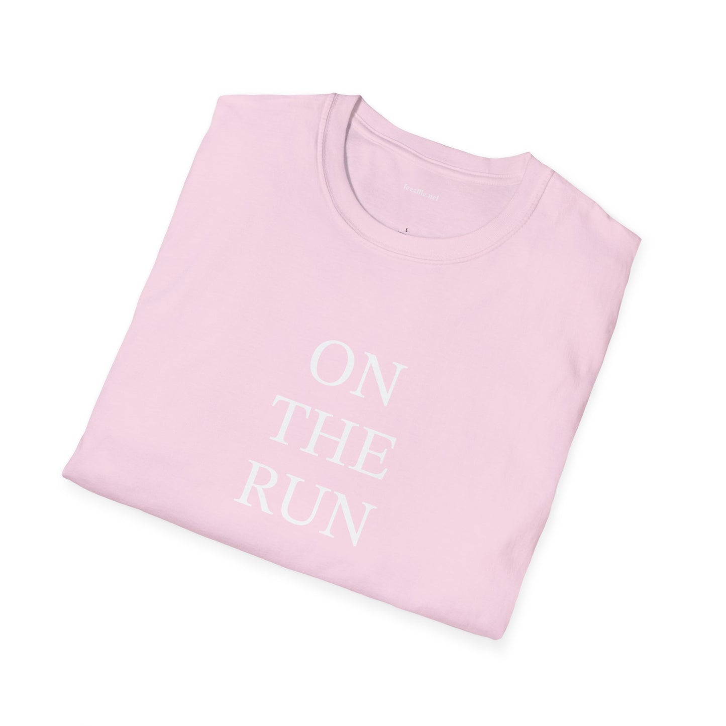 ON THE RUN - Unisex Softstyle T-Shirt 100% Cotton Graphic
