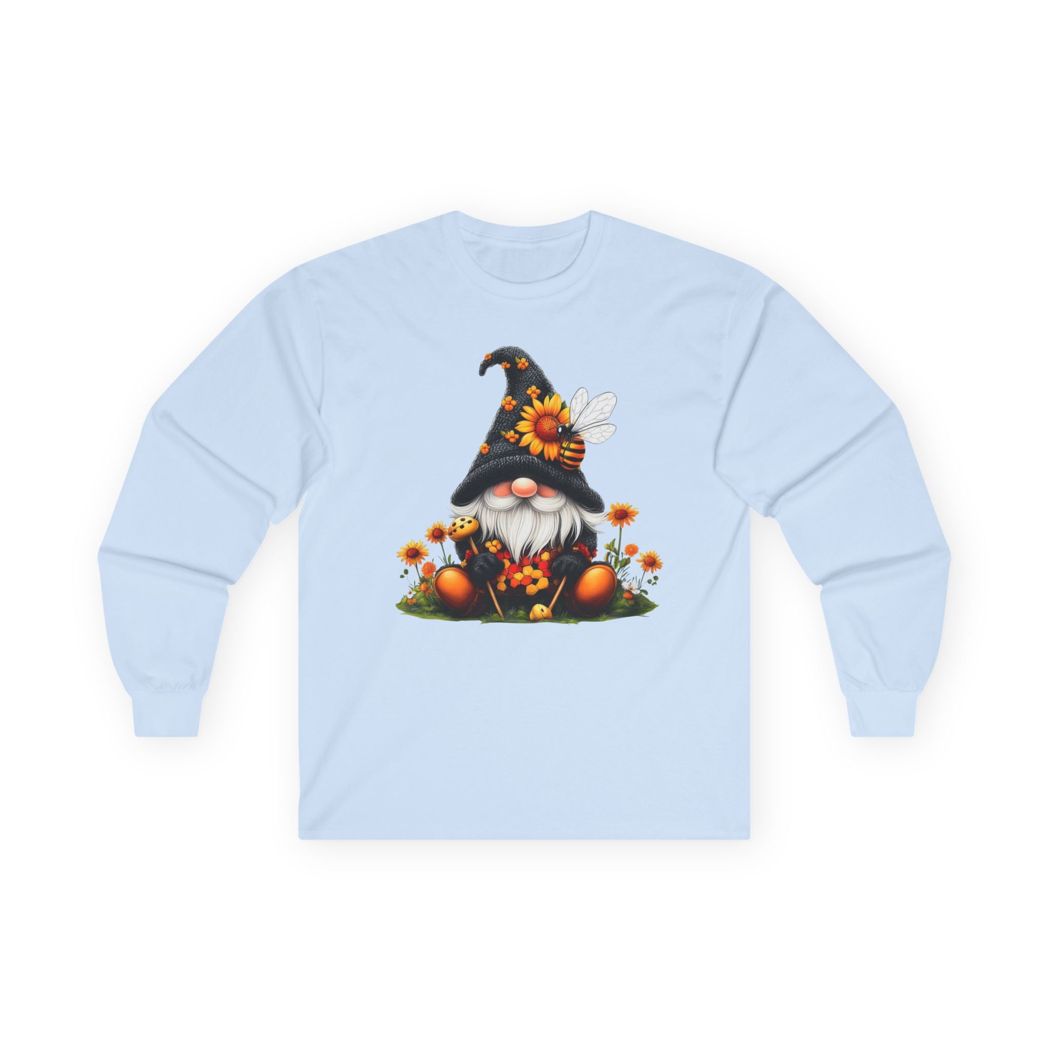 Honey Bee Gnome 02 Unisex Ultra Cotton Long Sleeve Tee