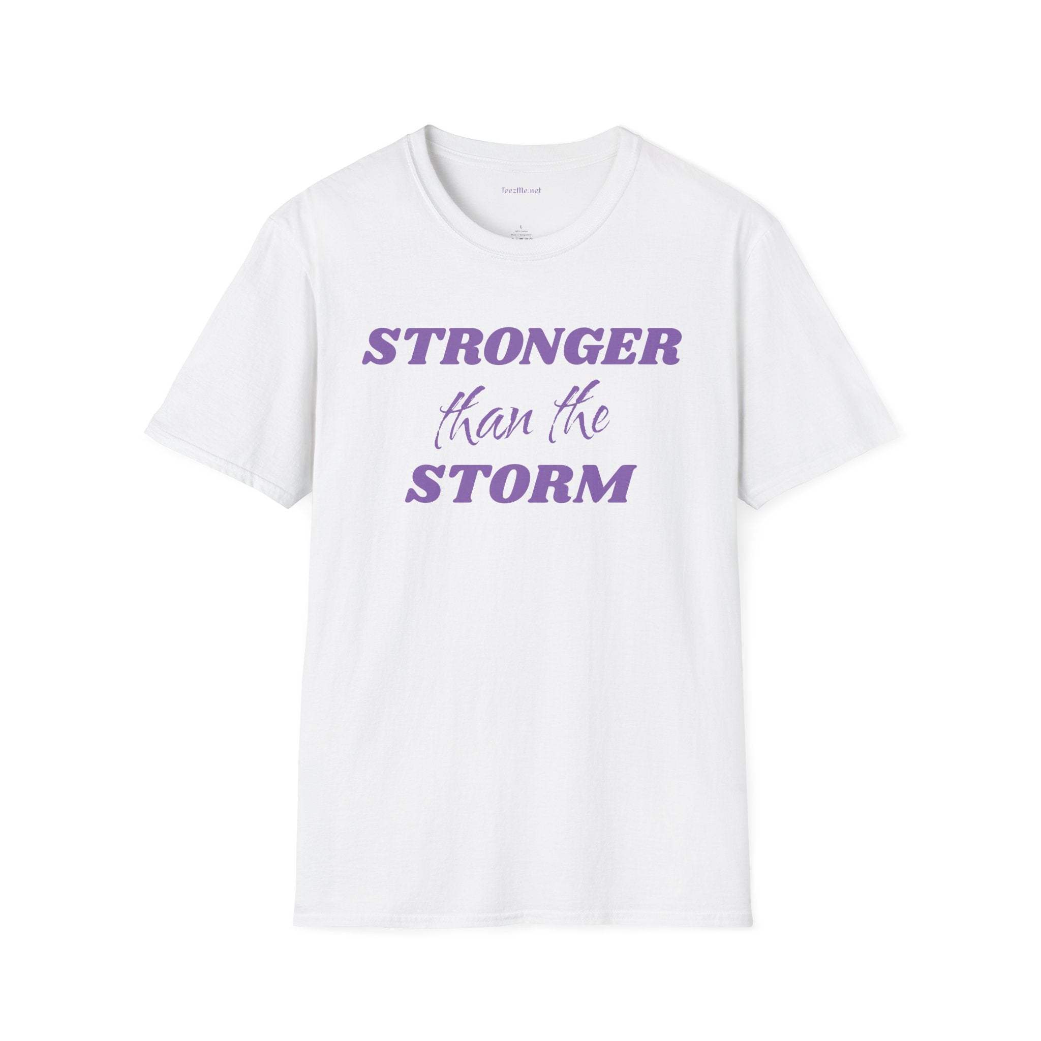 Stronger than the Storm Unisex Softstyle T-Shirt 100% Cotton Graphic
