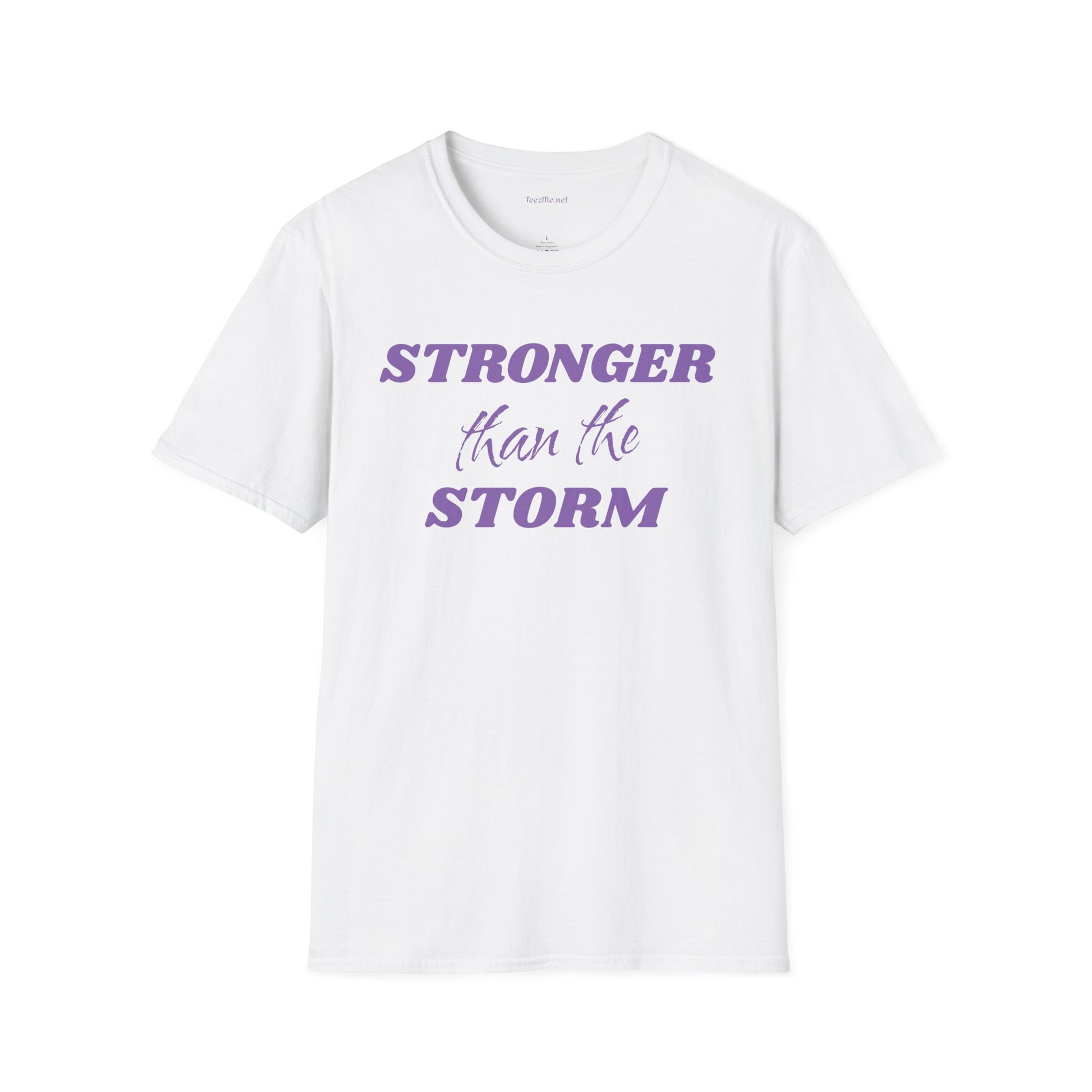 Stronger than the Storm Unisex Softstyle T-Shirt 100% Cotton Graphic