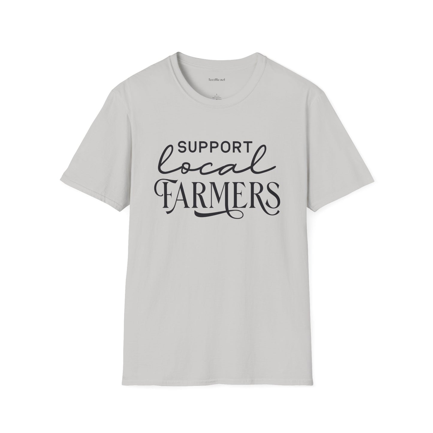 Support Local Farmers Unisex Softstyle T-Shirt 100% Cotton