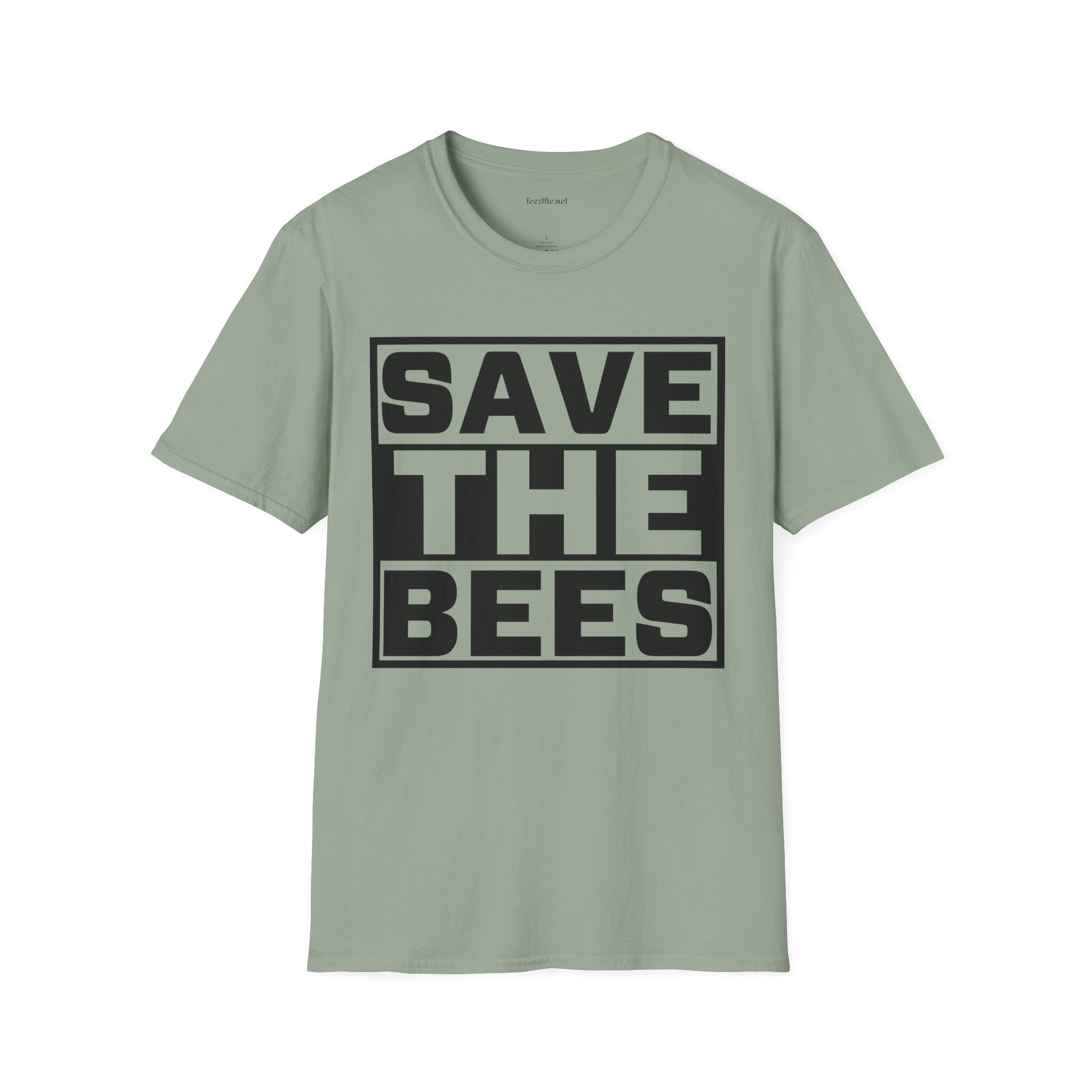 Save The Bees 02 Unisex Soft Style T-Shirt 100% Cotton Graphic