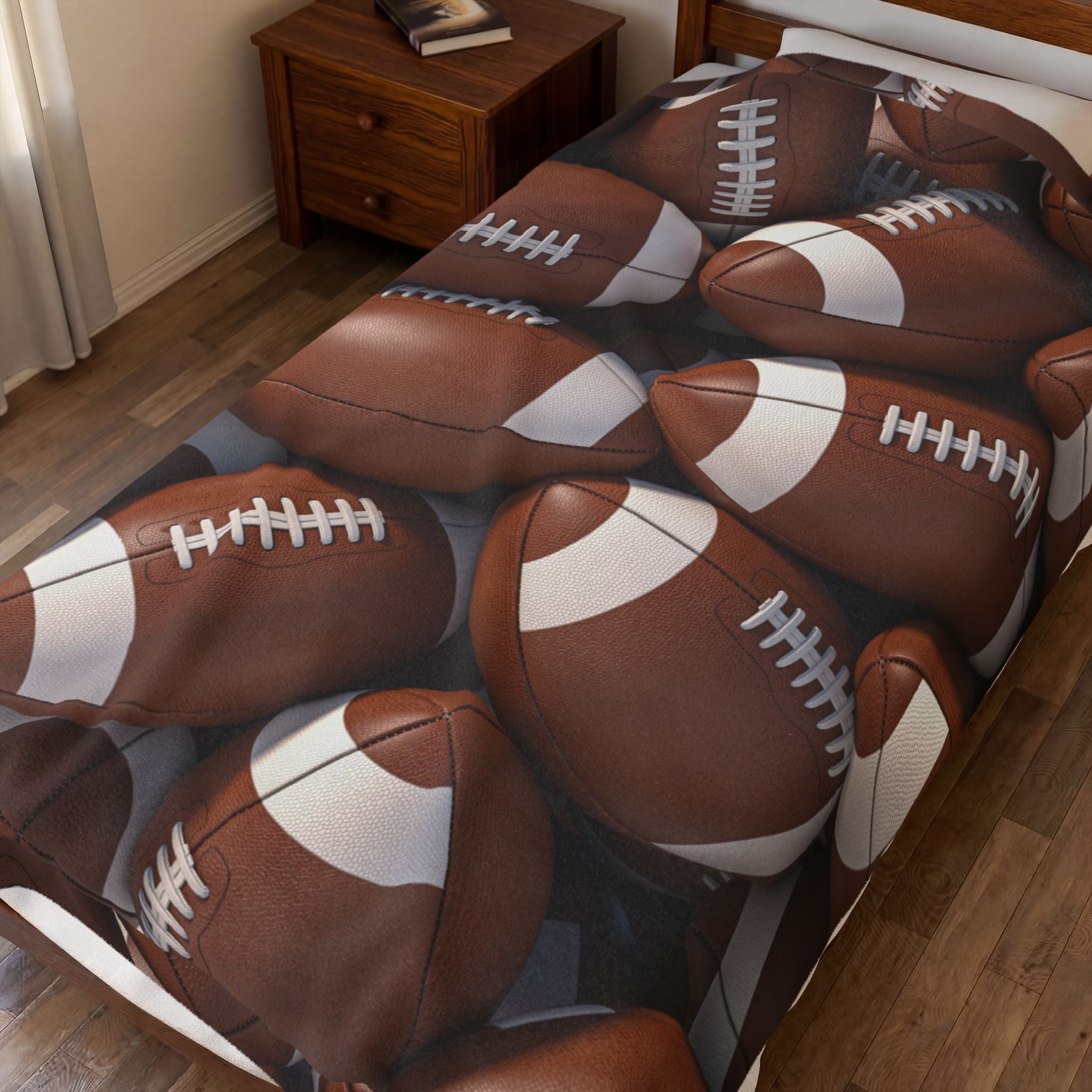 Football - Velveteen Plush Blanket