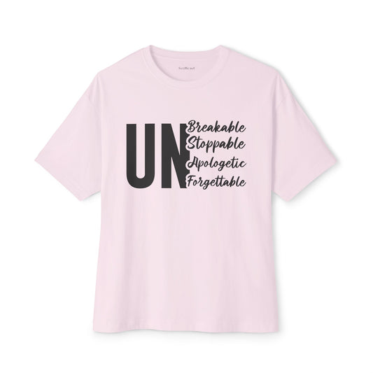 UnBreakable UnStoppable Unisex Oversized Boxy Tee