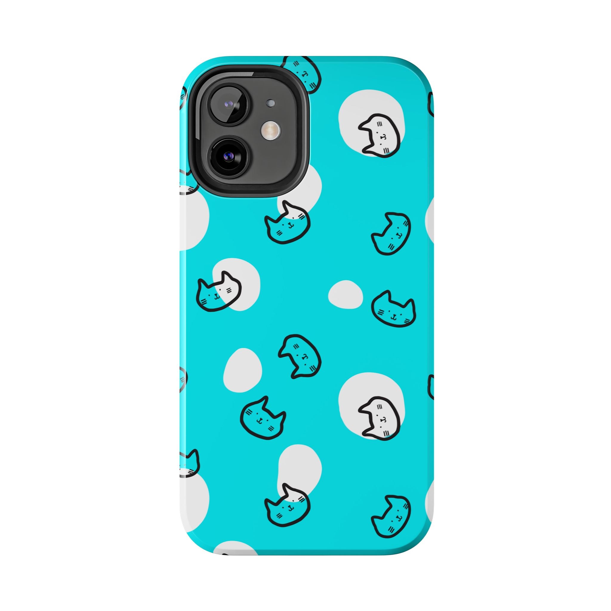 Cute Cat Pattern Cell Phone Case Tough Phone Cases