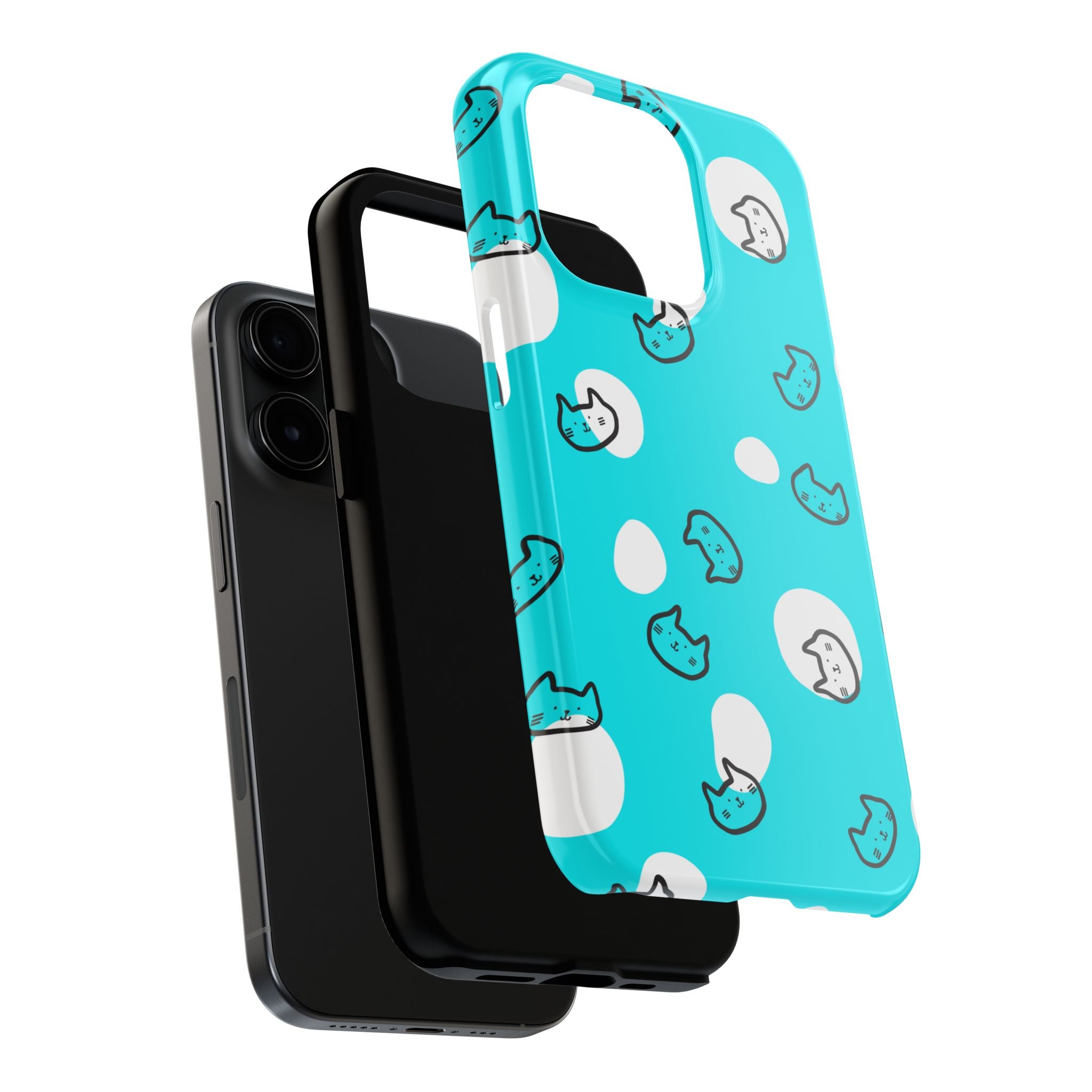 Cute Cat Pattern Cell Phone Case Tough Phone Cases