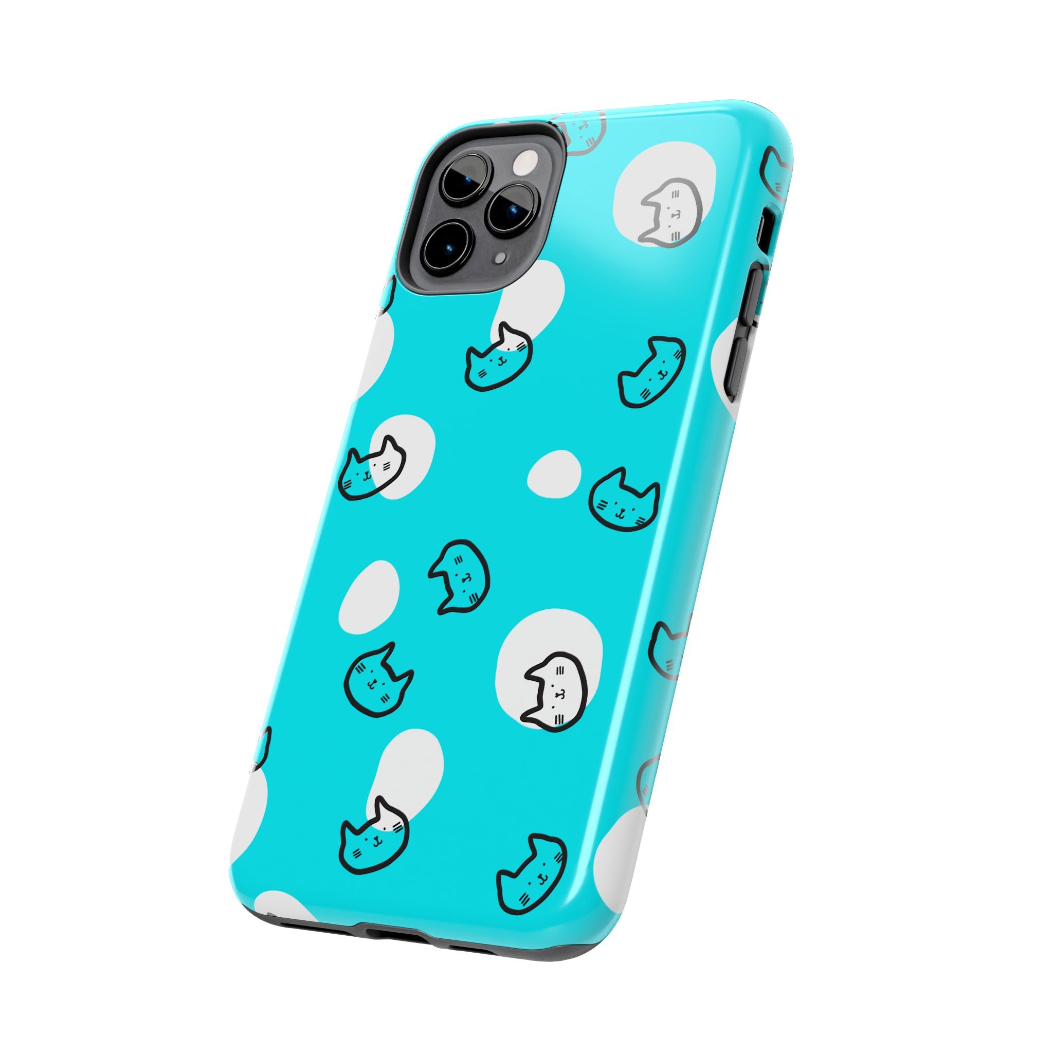 Cute Cat Pattern Cell Phone Case Tough Phone Cases