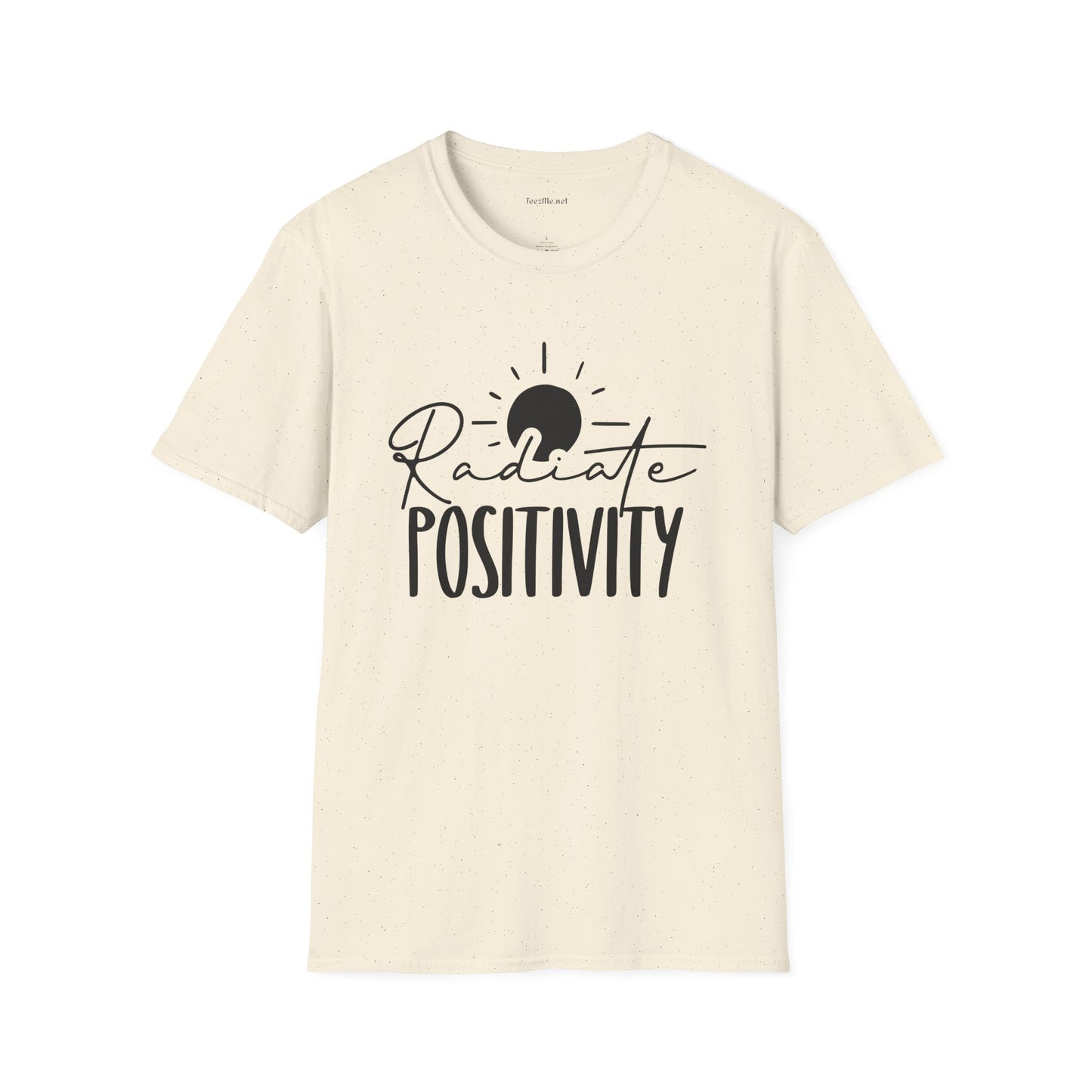 Radiate Positivity Unisex Soft Style T-Shirt 100% Cotton Graphic