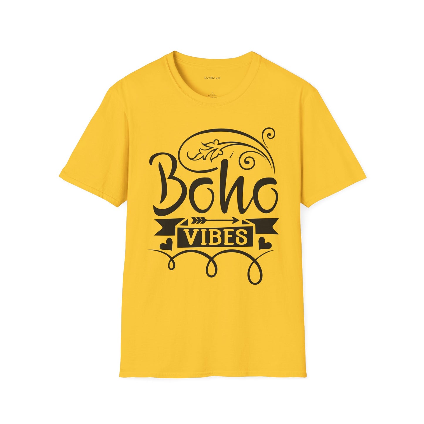 BOHO Vibes 04 Unisex Soft Style T-Shirt 100% Cotton Graphic