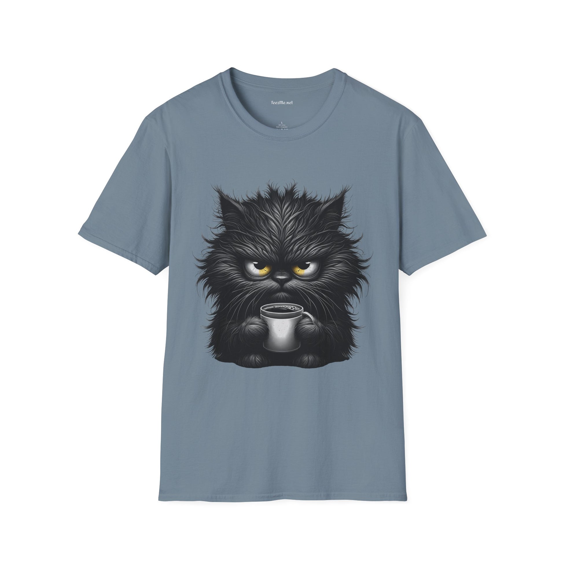 Adorable Grumpy Cat 01 Unisex SoftStyle T-Shirt 100% Cotton Graphic