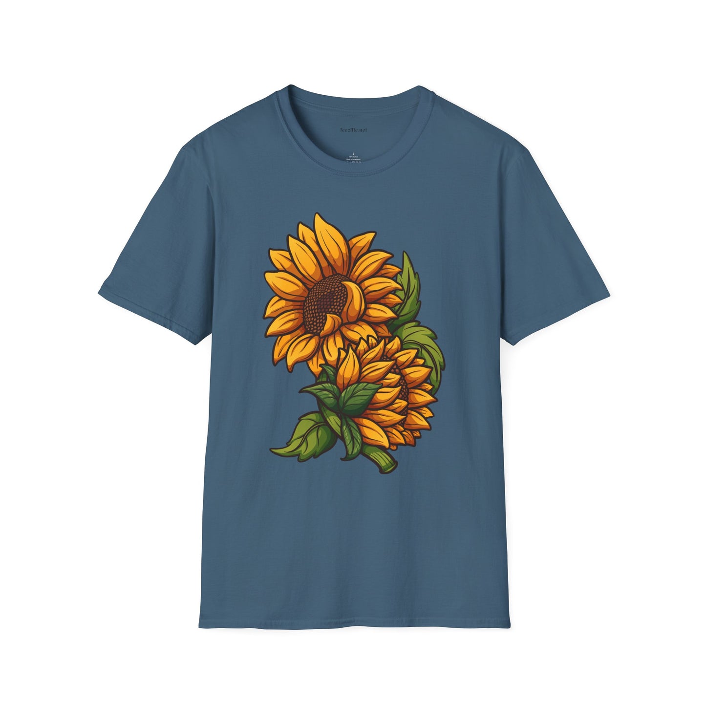 Sunflower (image) - Unisex Softstyle T-Shirt 100% Cotton Graphic