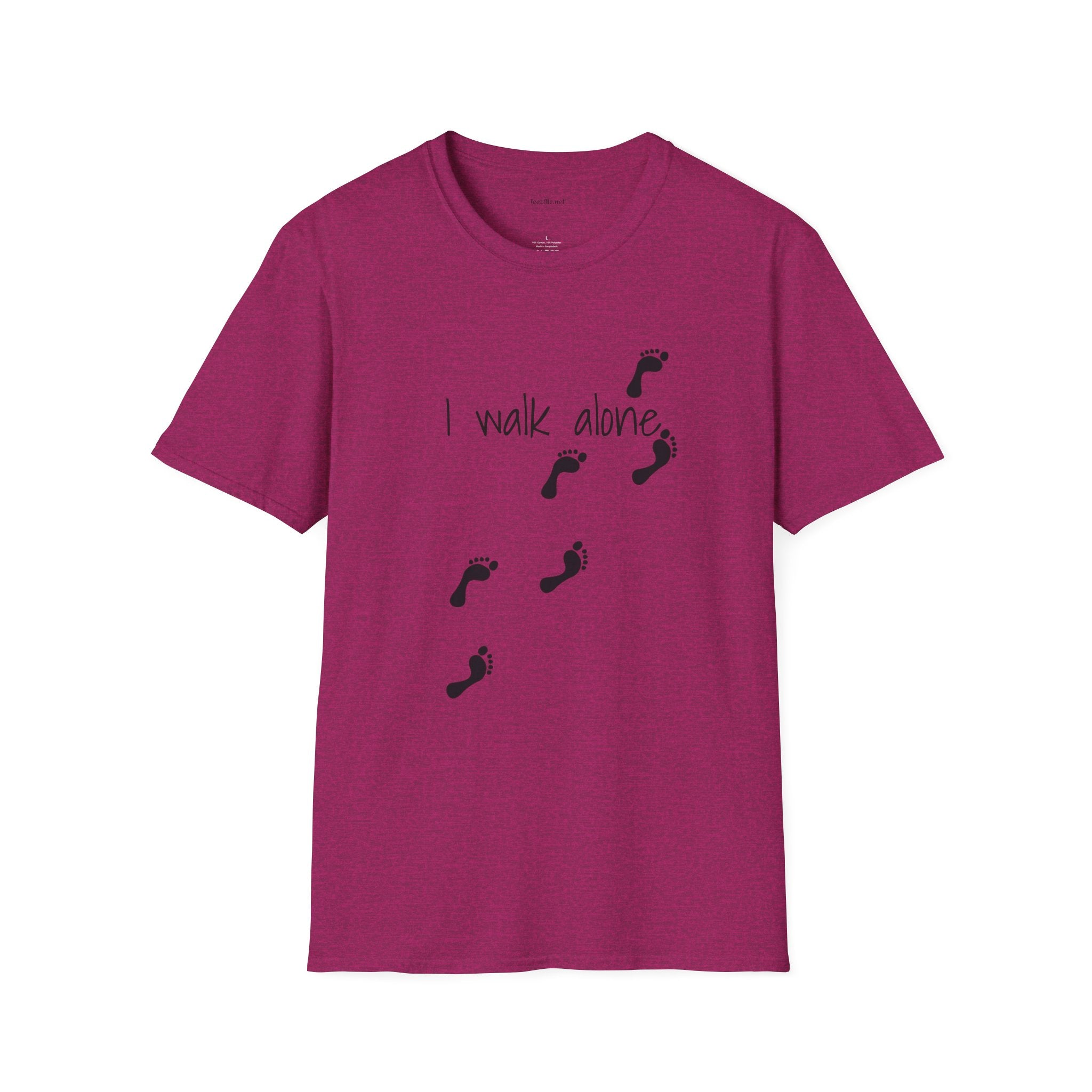 I walk alone - Unisex Softstyle T-Shirt 100% Cotton Graphic