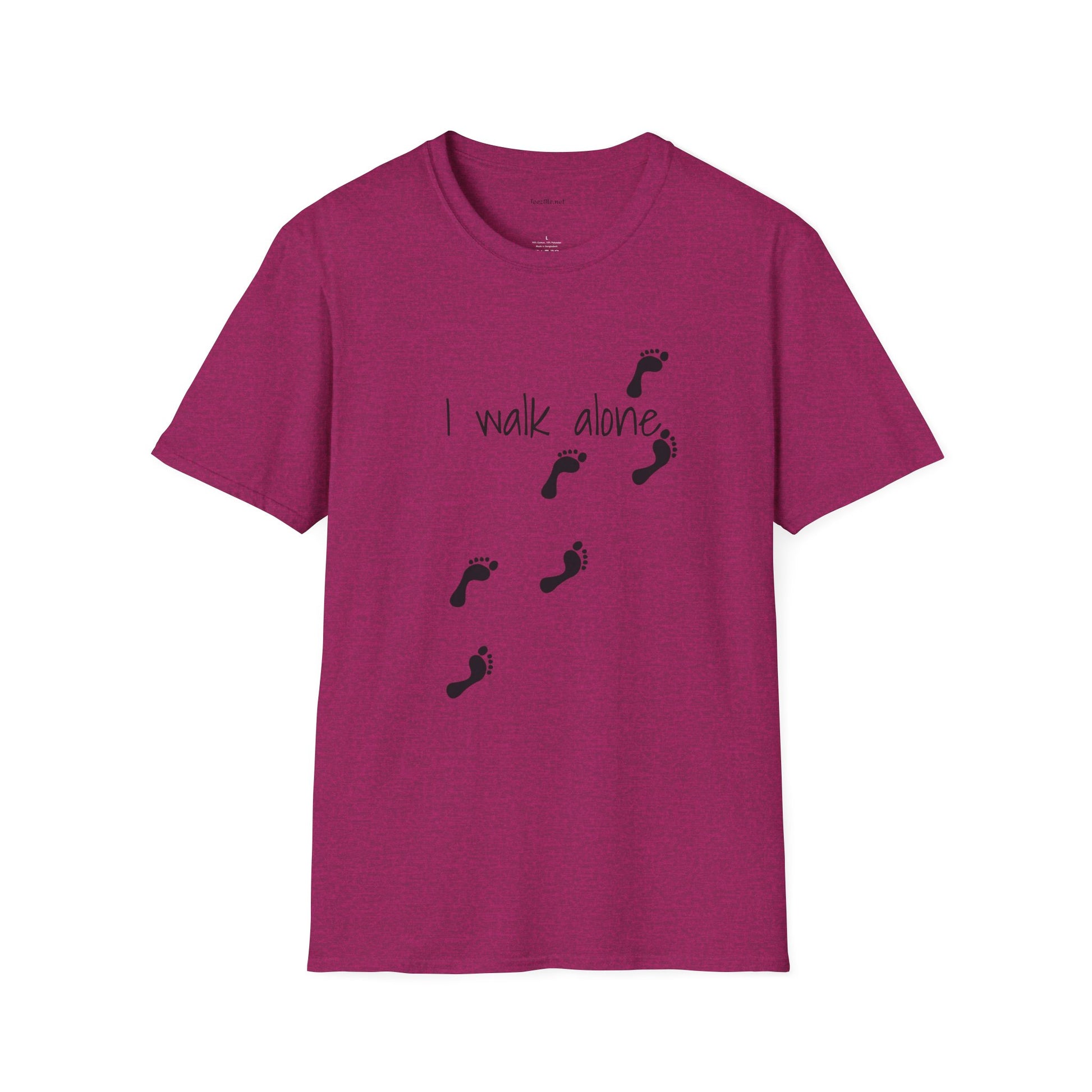 I walk alone - Unisex Softstyle T-Shirt 100% Cotton Graphic