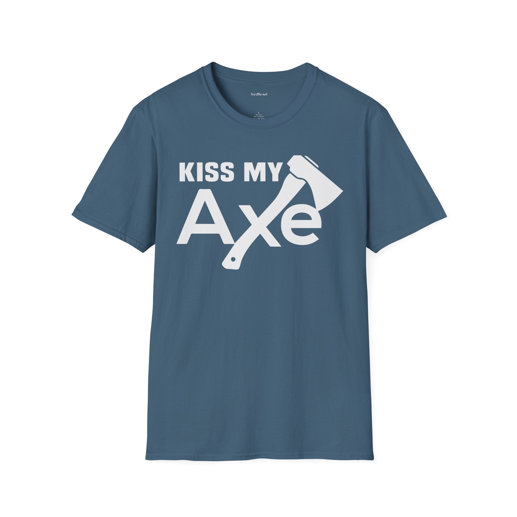 Kiss My Axe - Unisex Softstyle T-Shirt 100% Cotton Graphic