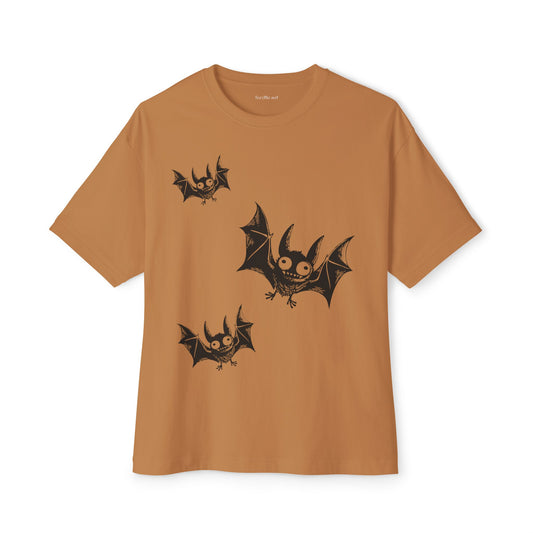Cute Bats Unisex Oversized Boxy Tee