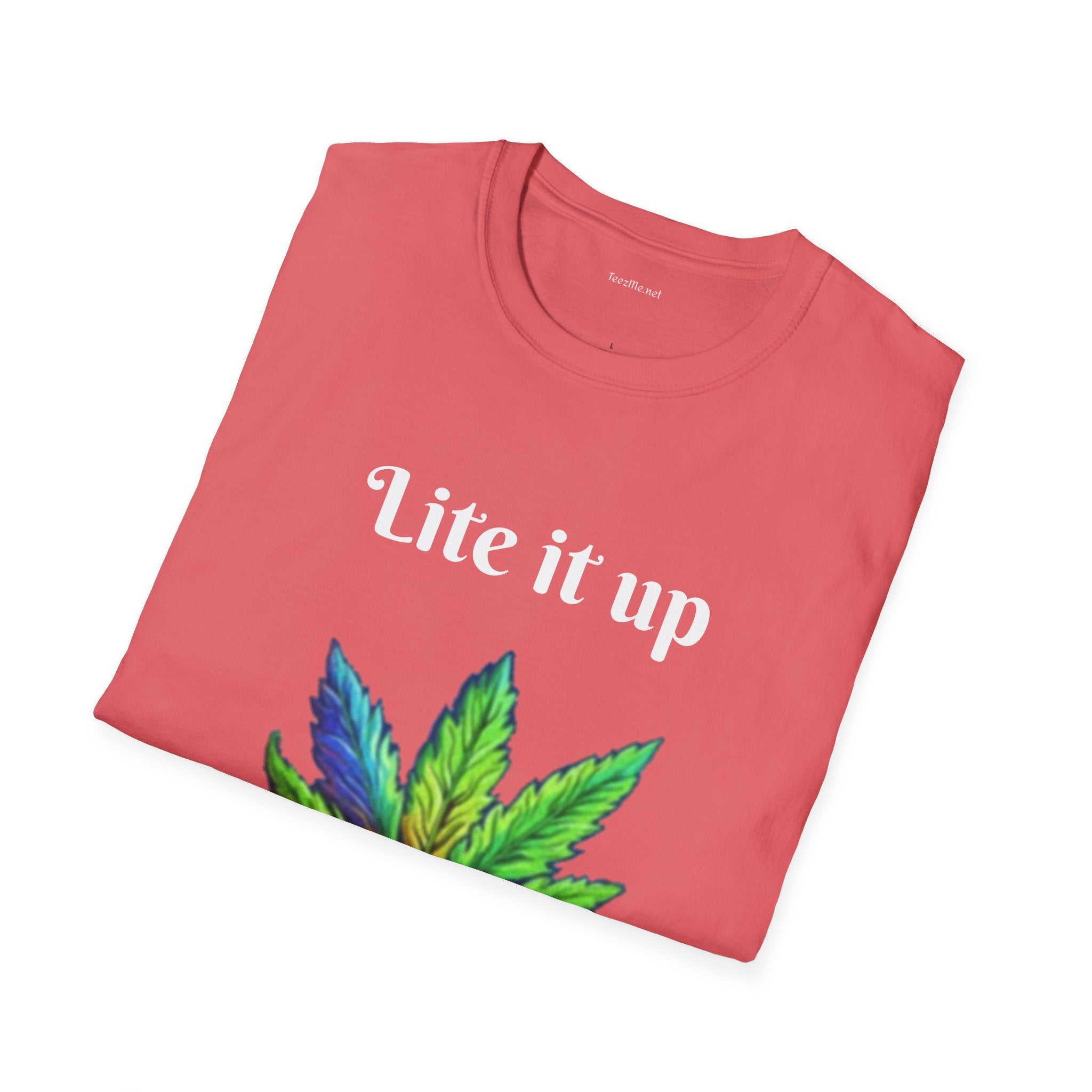Lite it up - Unisex Softstyle T-Shirt 100% Cotton Graphic